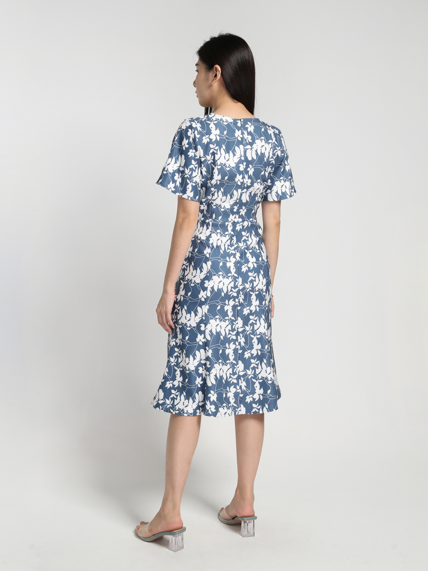 Floral Ruffles Elegant Dress 27287