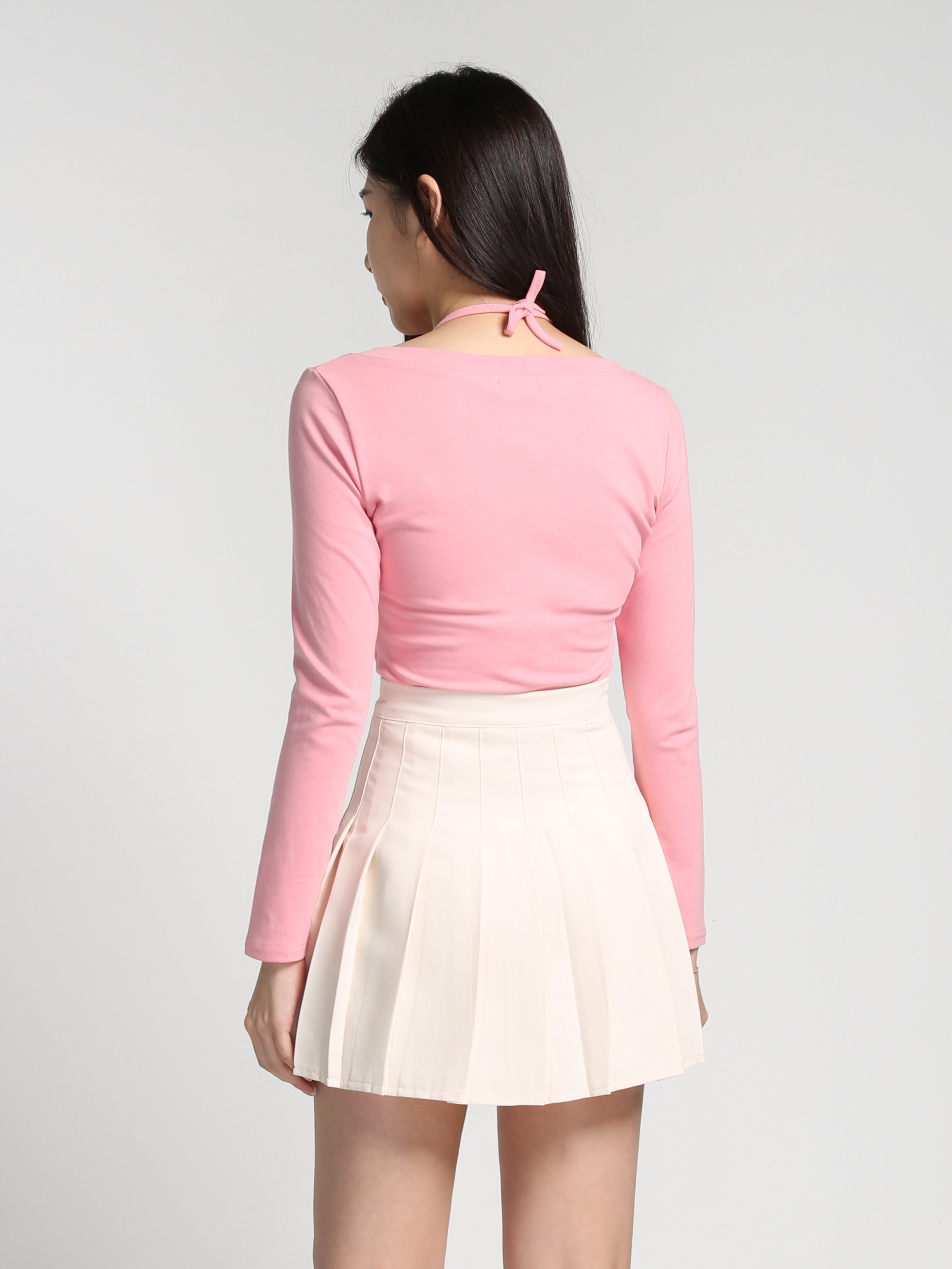 High Waist Pleated Skirt Pants 27277