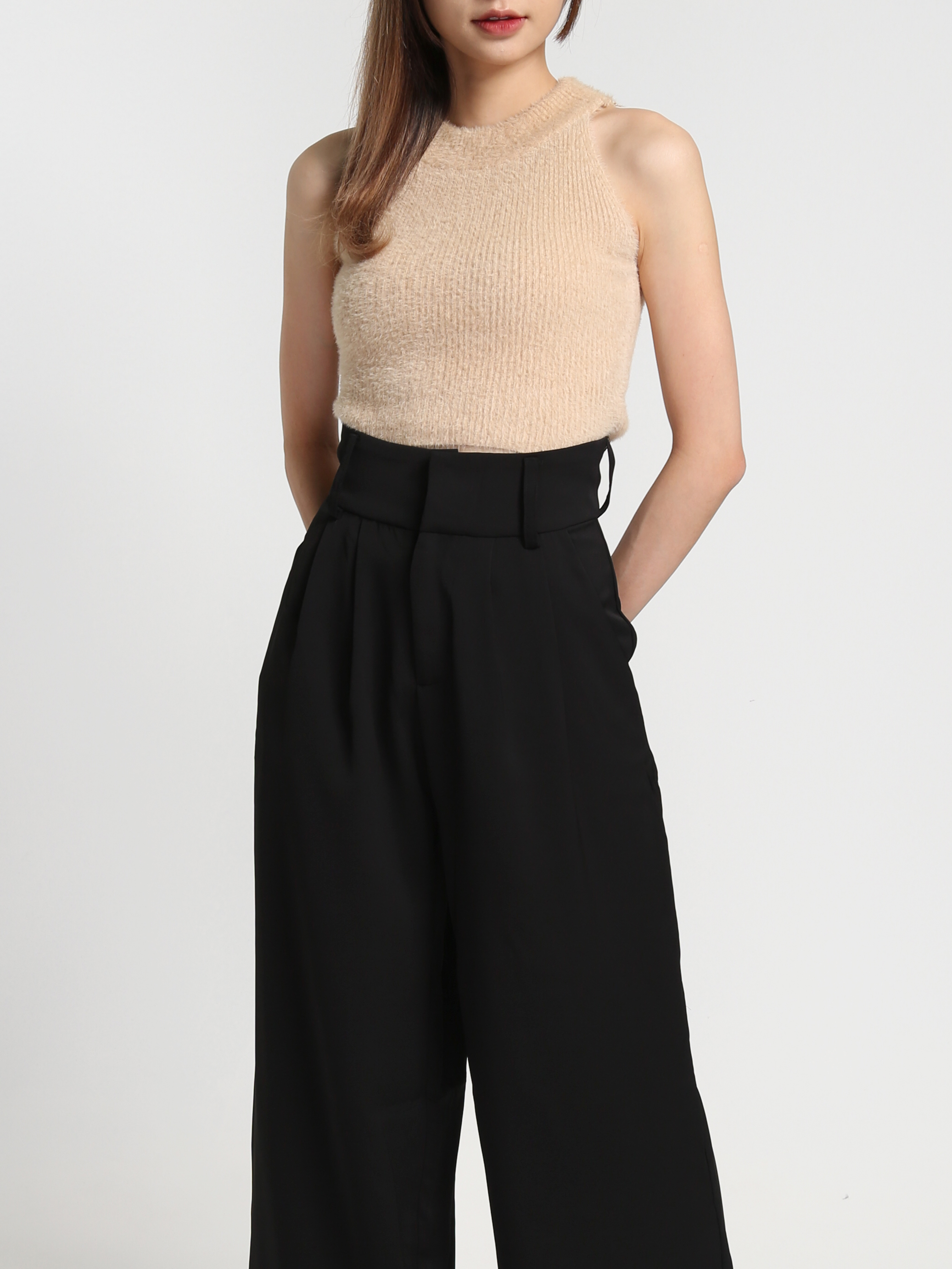 High Waist Wide Leg Long Pants 27429