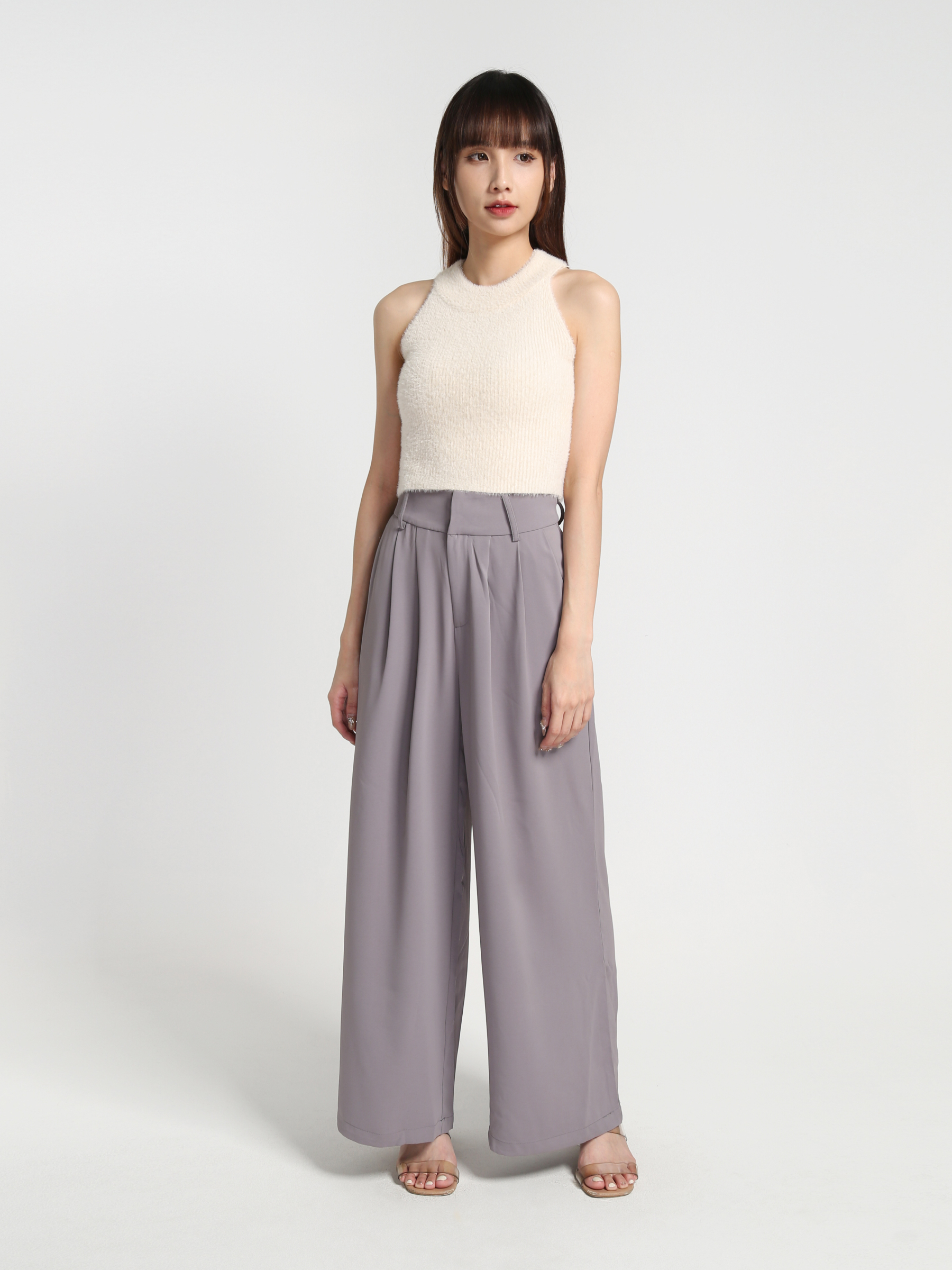 High Waist Wide Leg Long Pants 27429