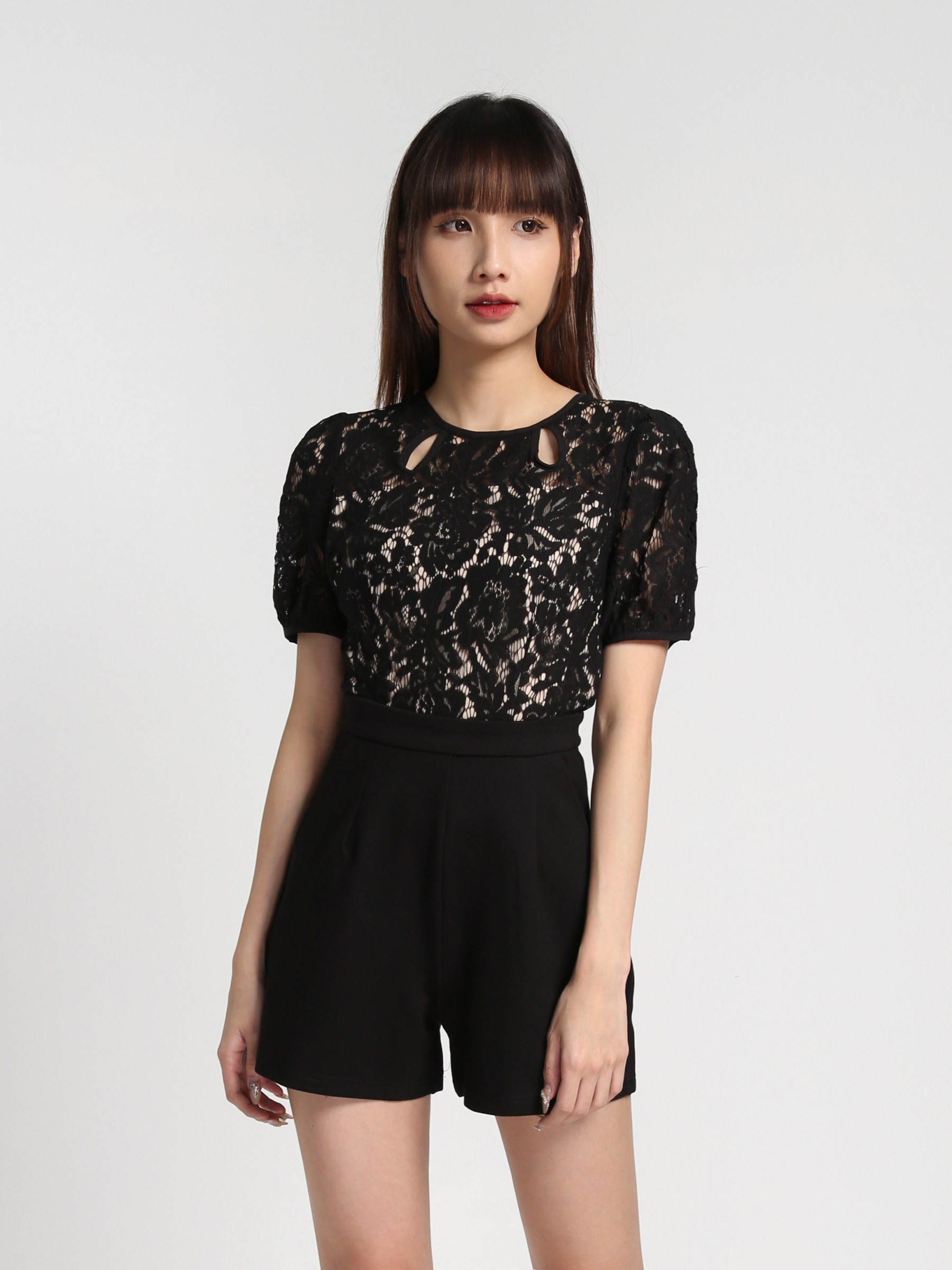 Two Tone lace Set 27366