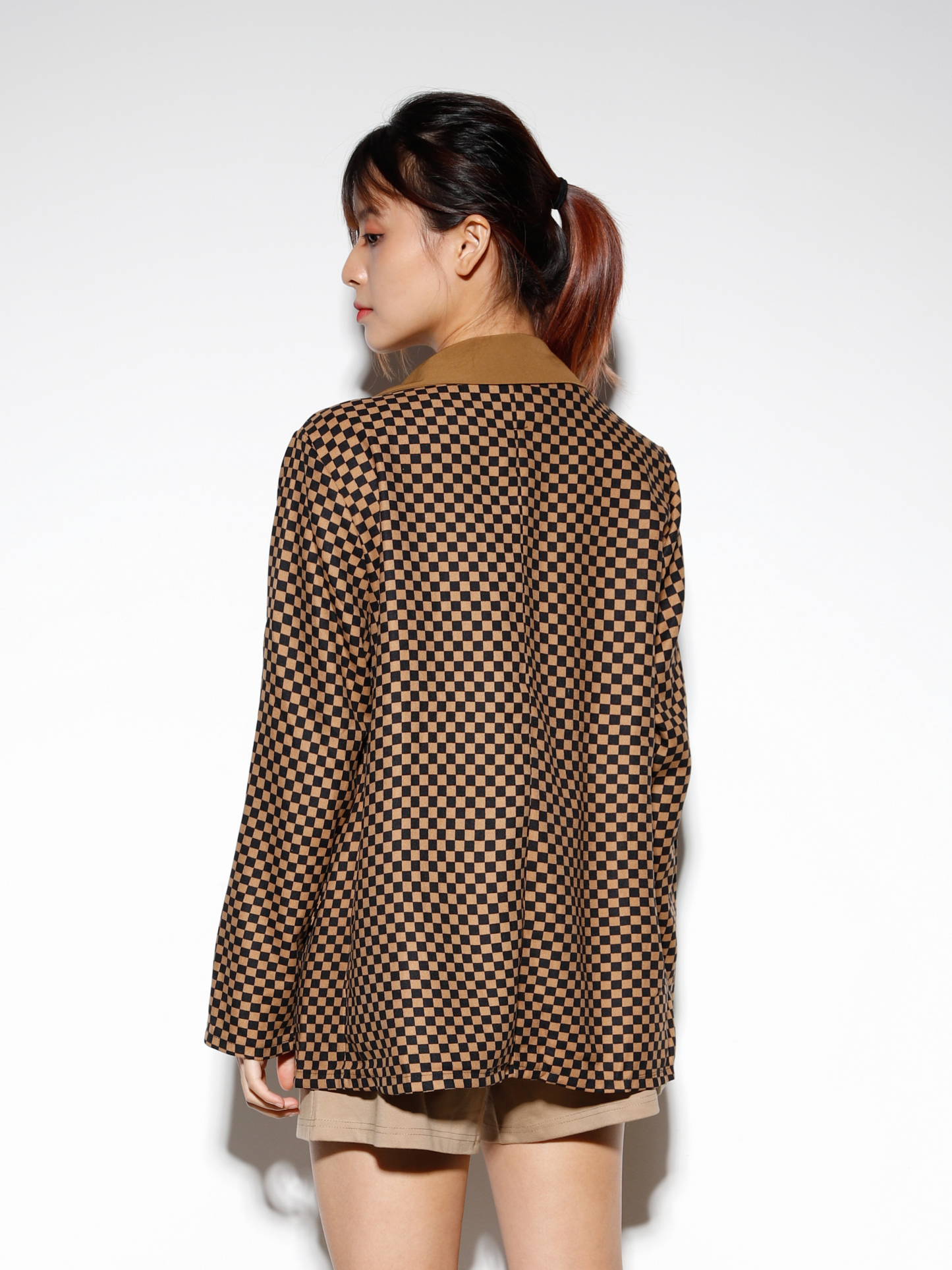 Checker Long Sleeve Outerwear 27384