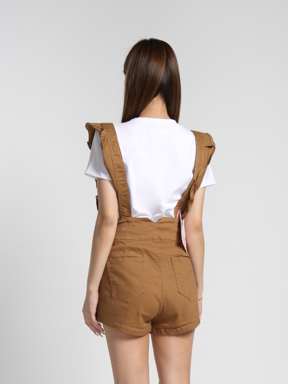 Denim With Strap Short Pants 27443