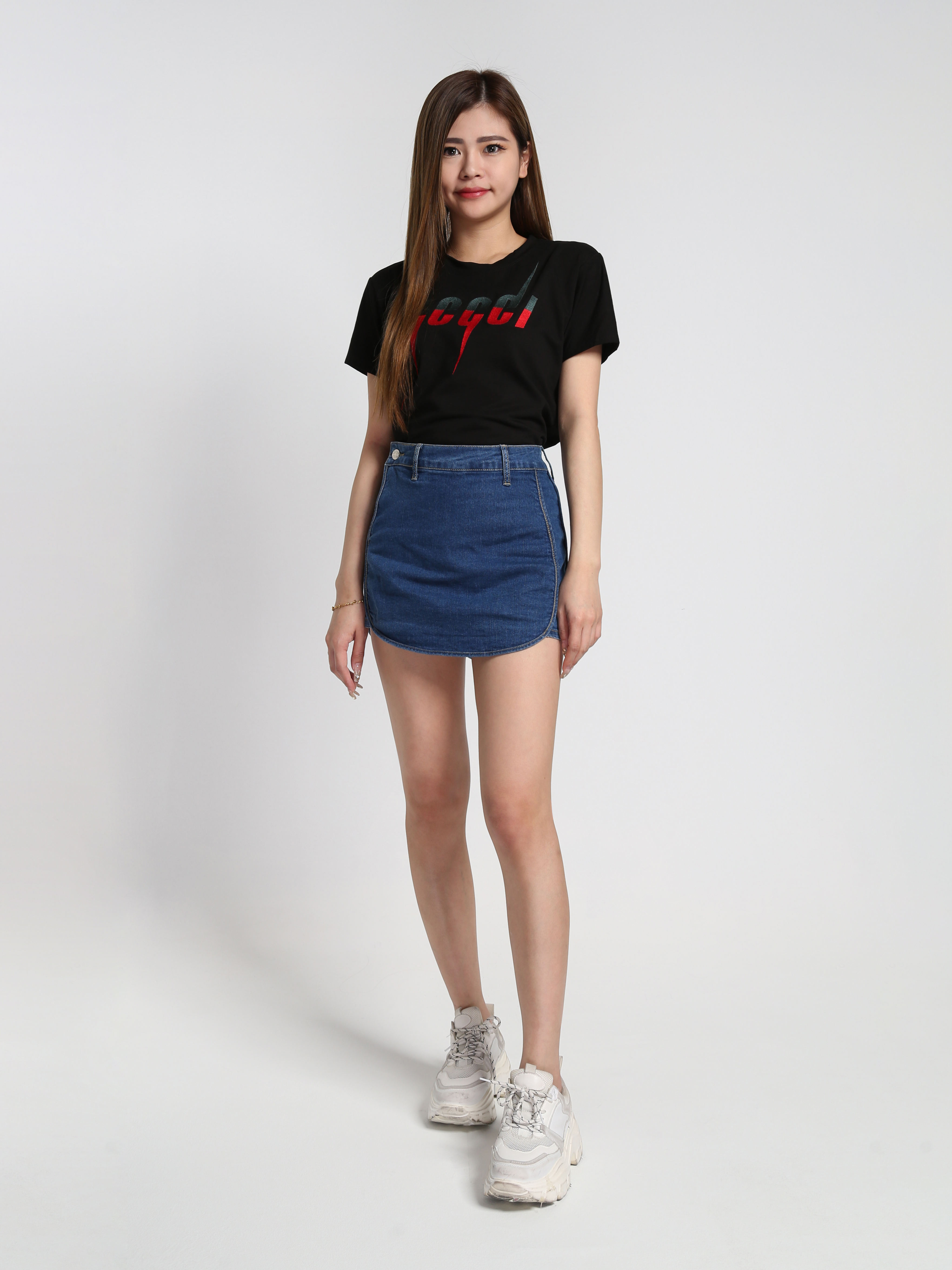 Denim Wrap Short Pants 27446