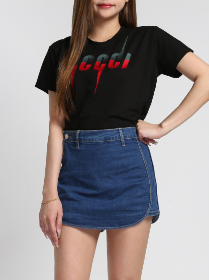 Denim Wrap Short Pants 27446