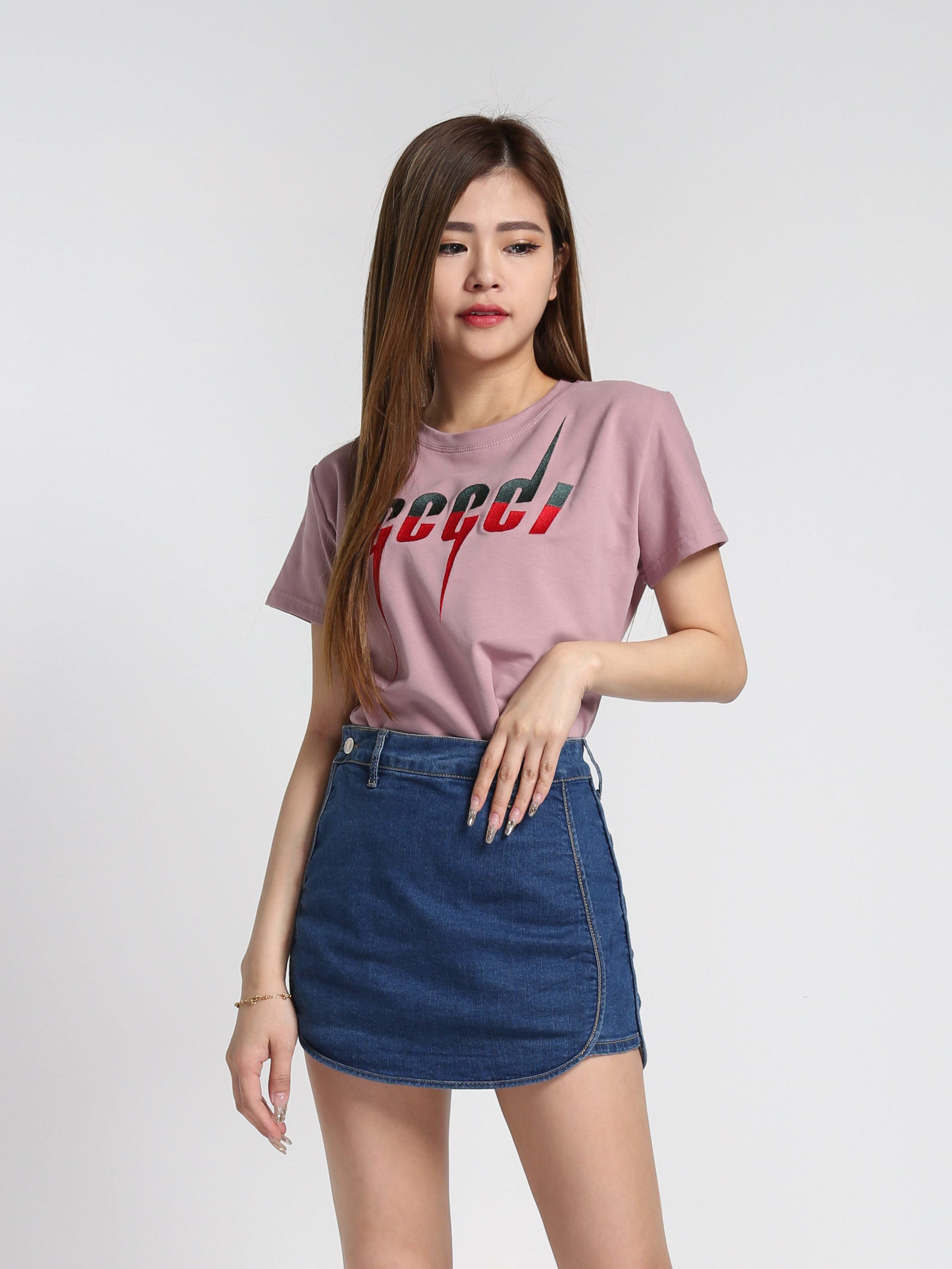 Denim Wrap Short Pants 27446