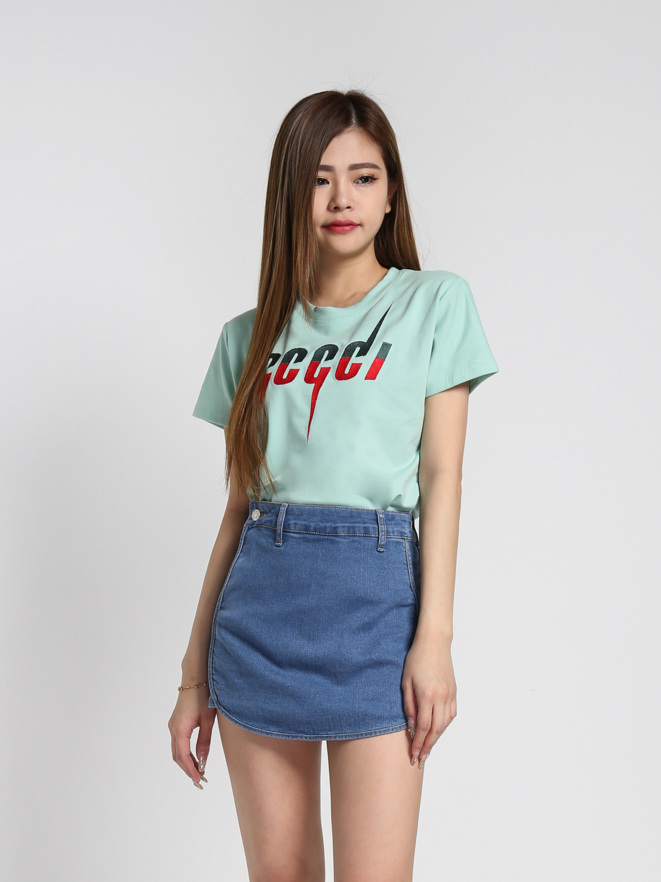 Denim Wrap Short Pants 27446