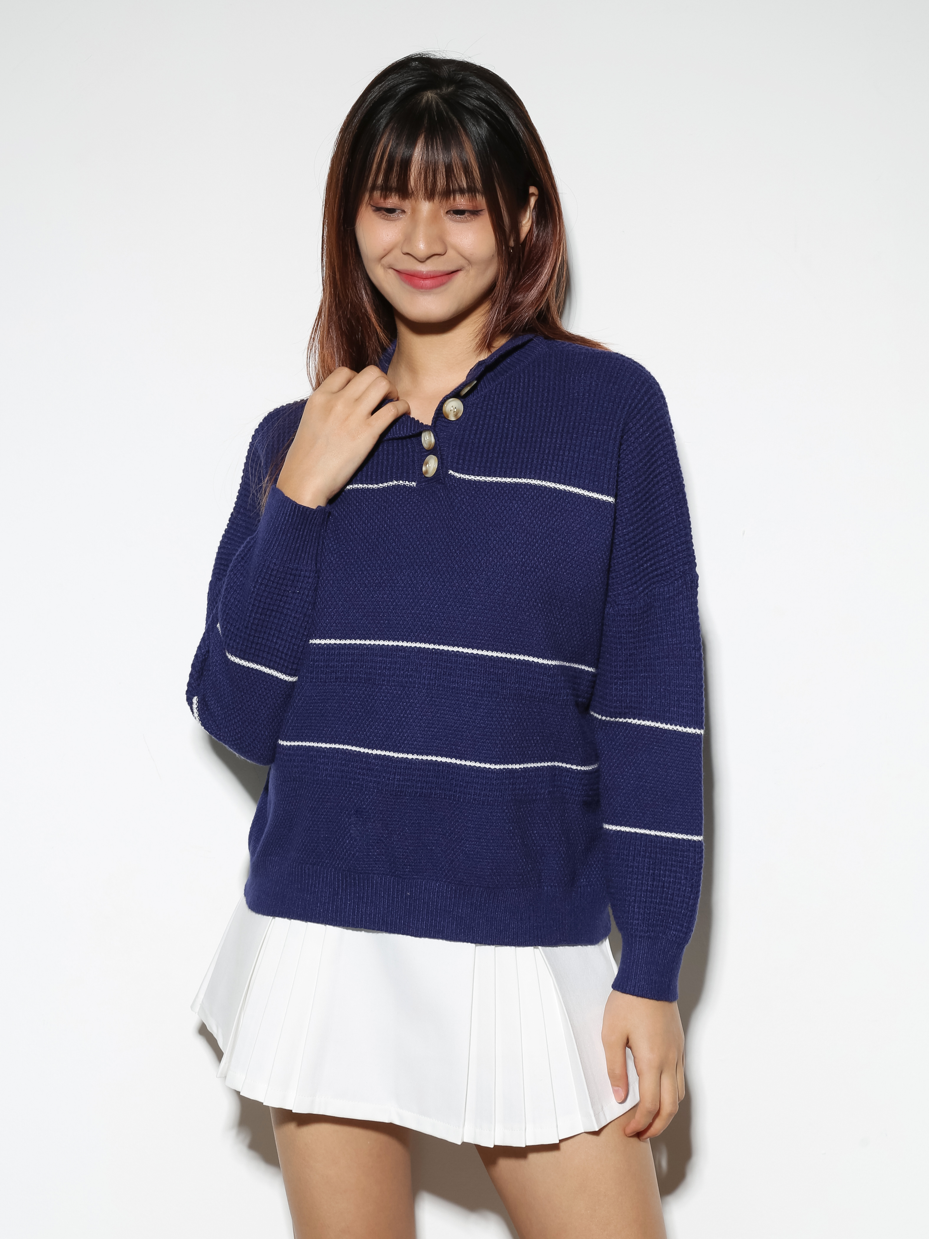 Knitted Long Sleeve Top 27477