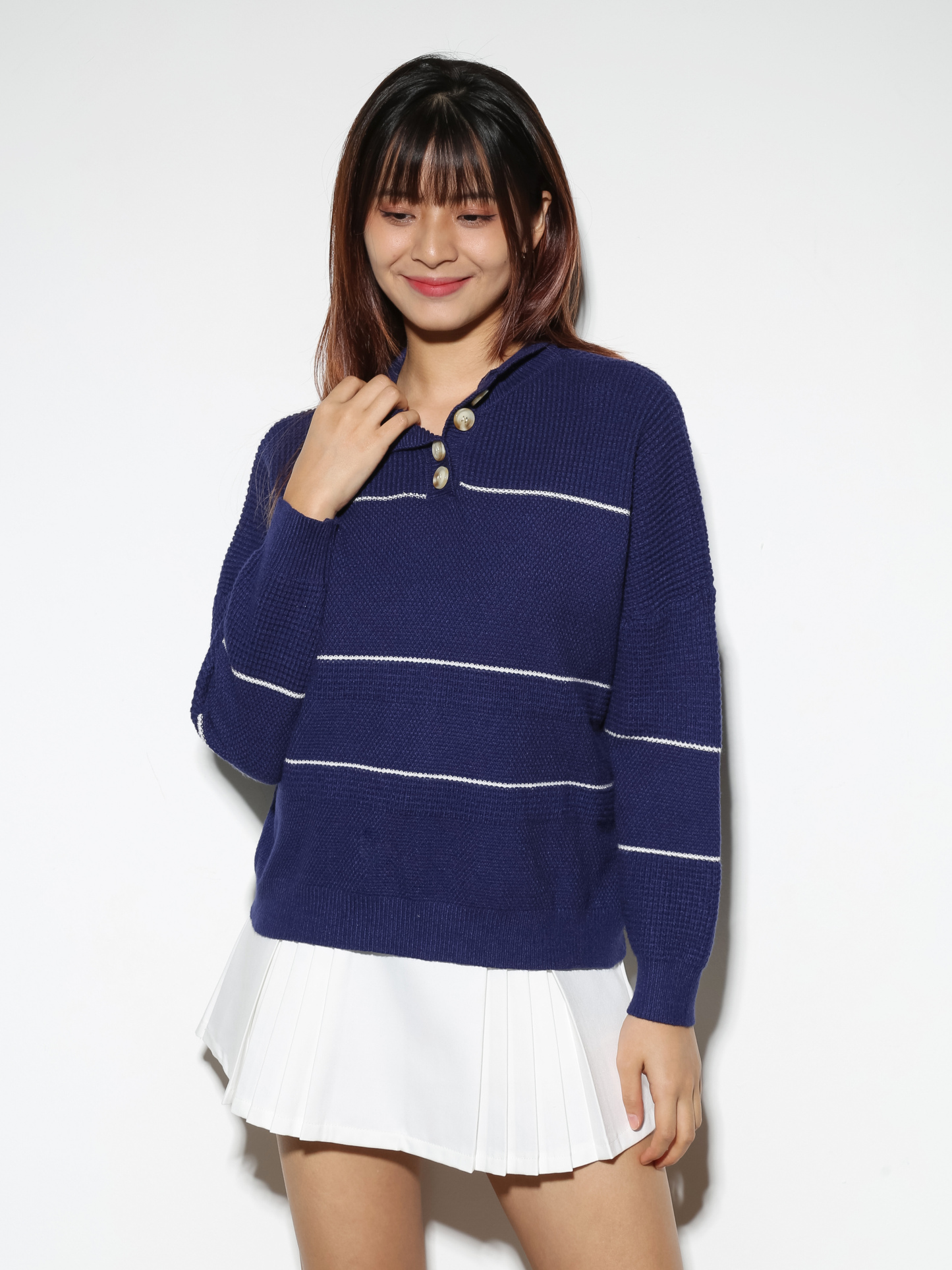 Knitted Long Sleeve Top 27477