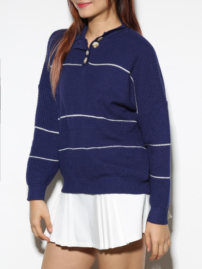 Knitted Long Sleeve Top 27477