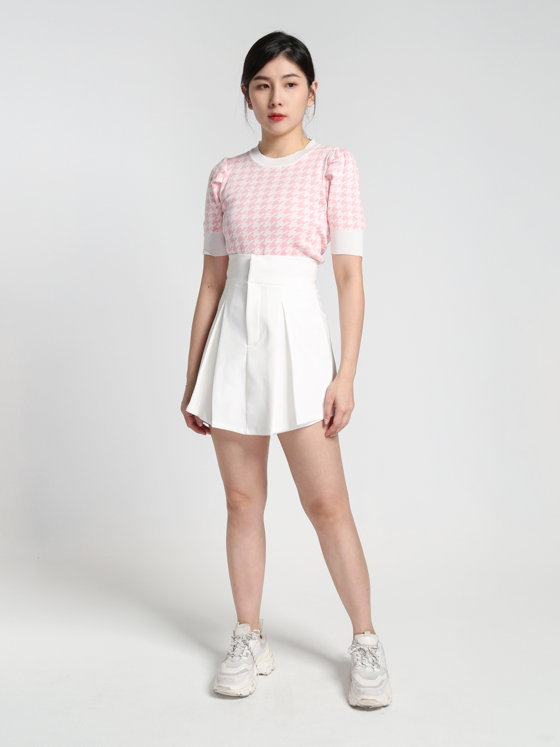 High Waist Pleated Skirt Pants 27510 (SO)