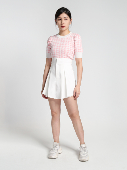 High Waist Pleated Skirt Pants 27510 (SO)