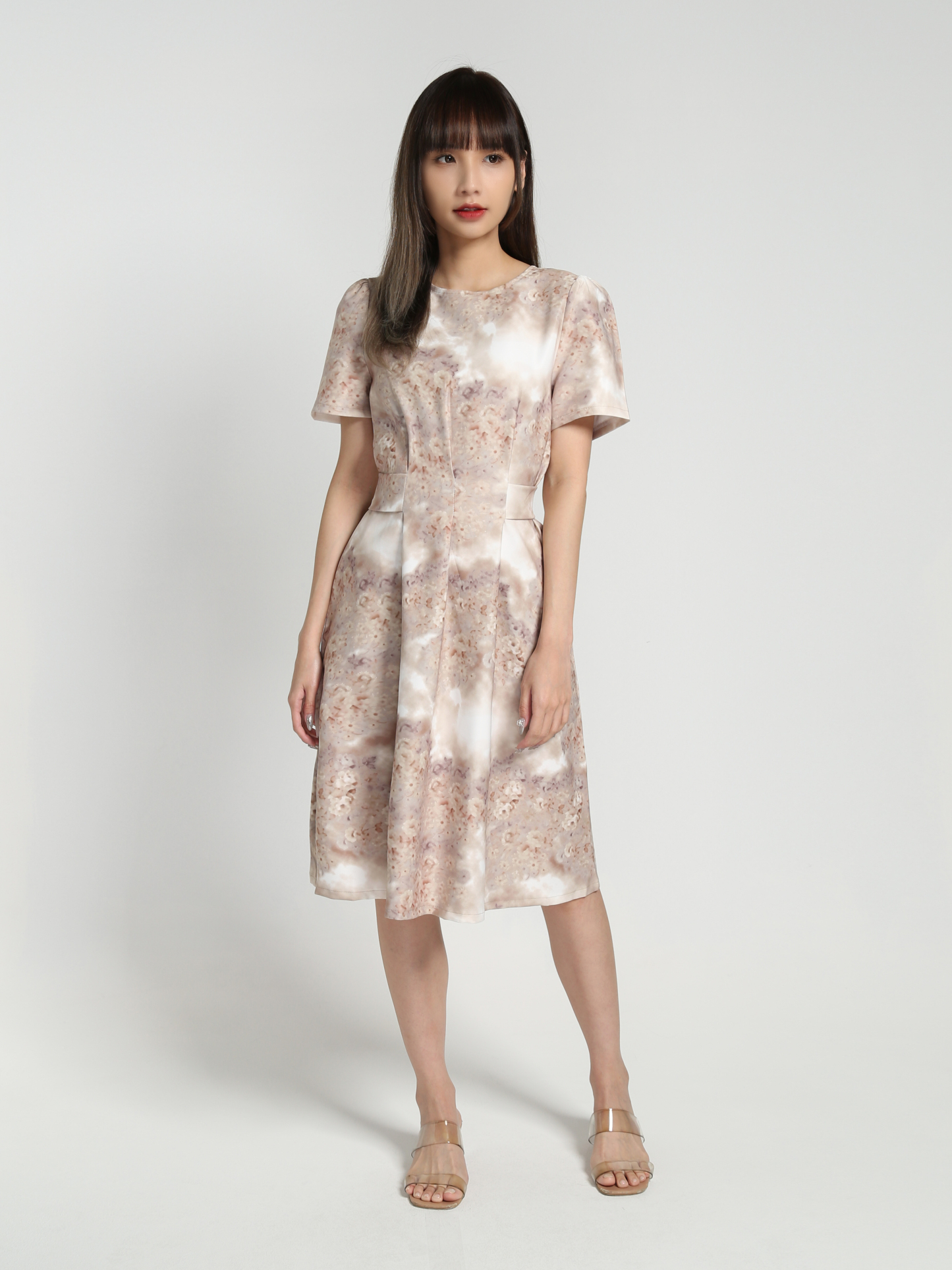 Eyelet Short Sleeve Dress 27551