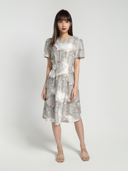 Eyelet Short Sleeve Dress 27551