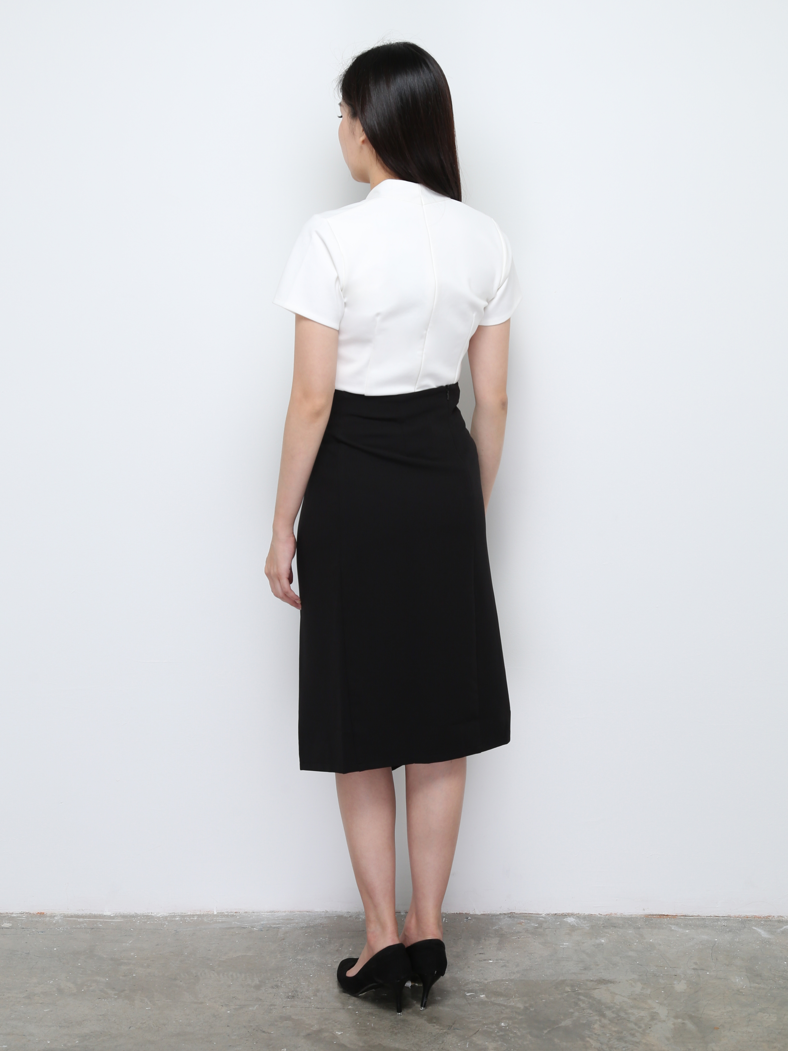 High Waist Irregular Long Skirt 27264