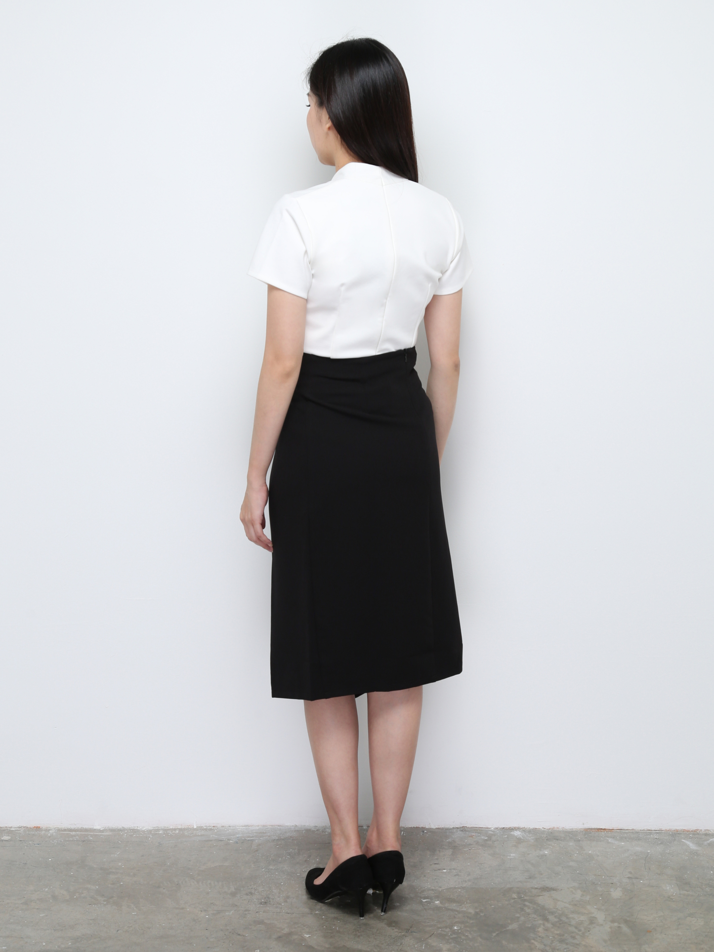 High Waist Irregular Long Skirt 27264