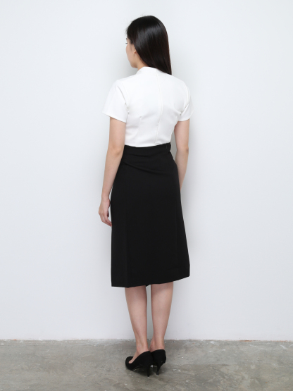 High Waist Irregular Long Skirt 27264