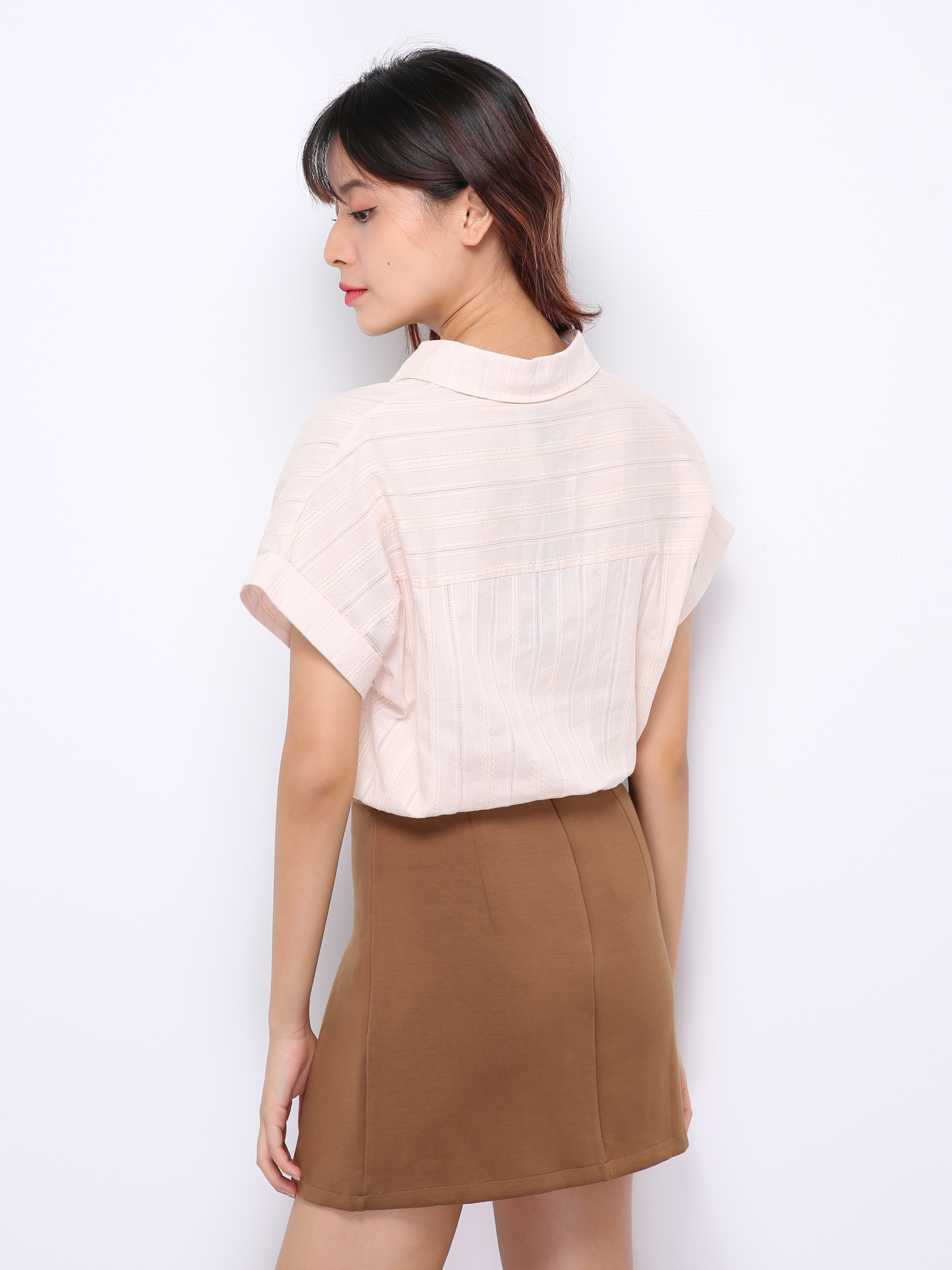 Side Zip With Split Skirt Pants 27660