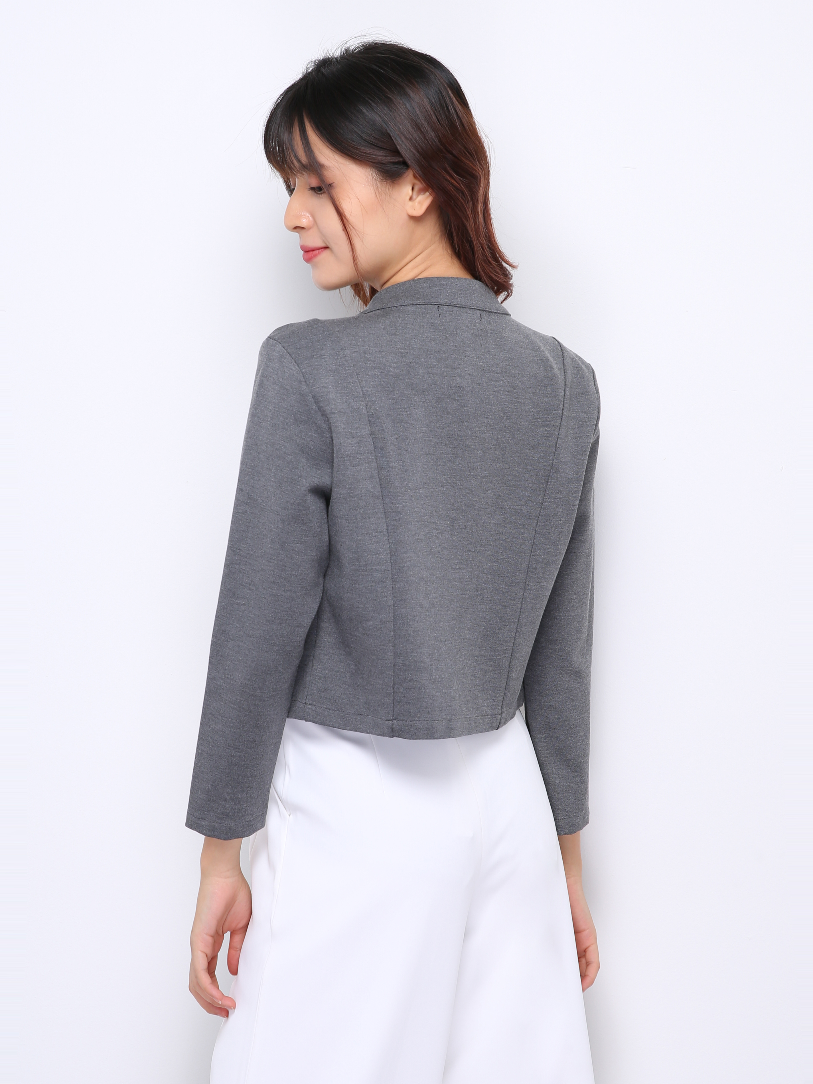 Front ZIp Long Sleeve Top 27718