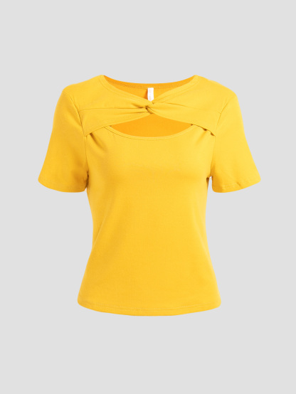 Front Twist With Hole Top 27729