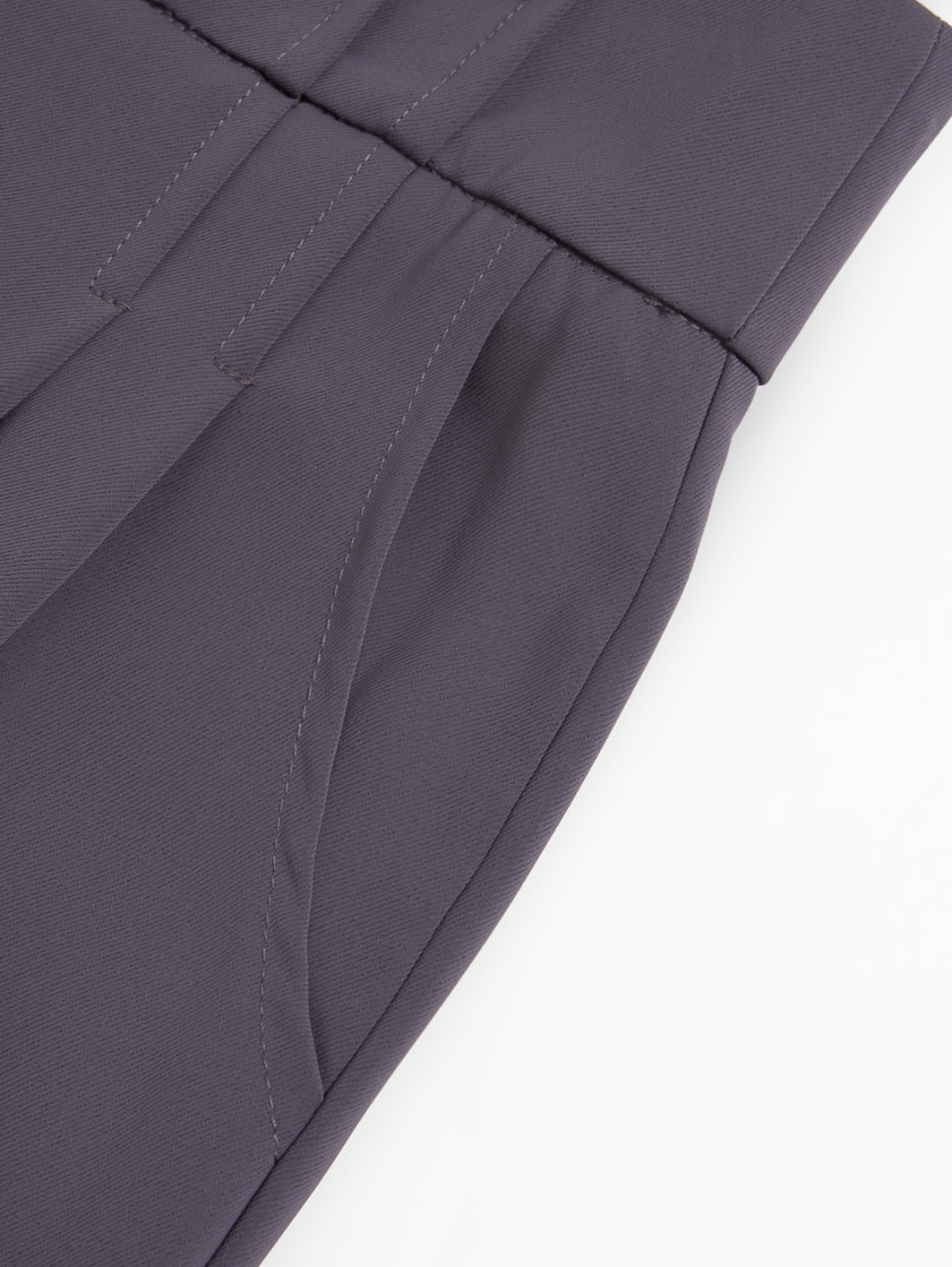 High Waist Front Breasted Button Wide Leg Long Pants 27737