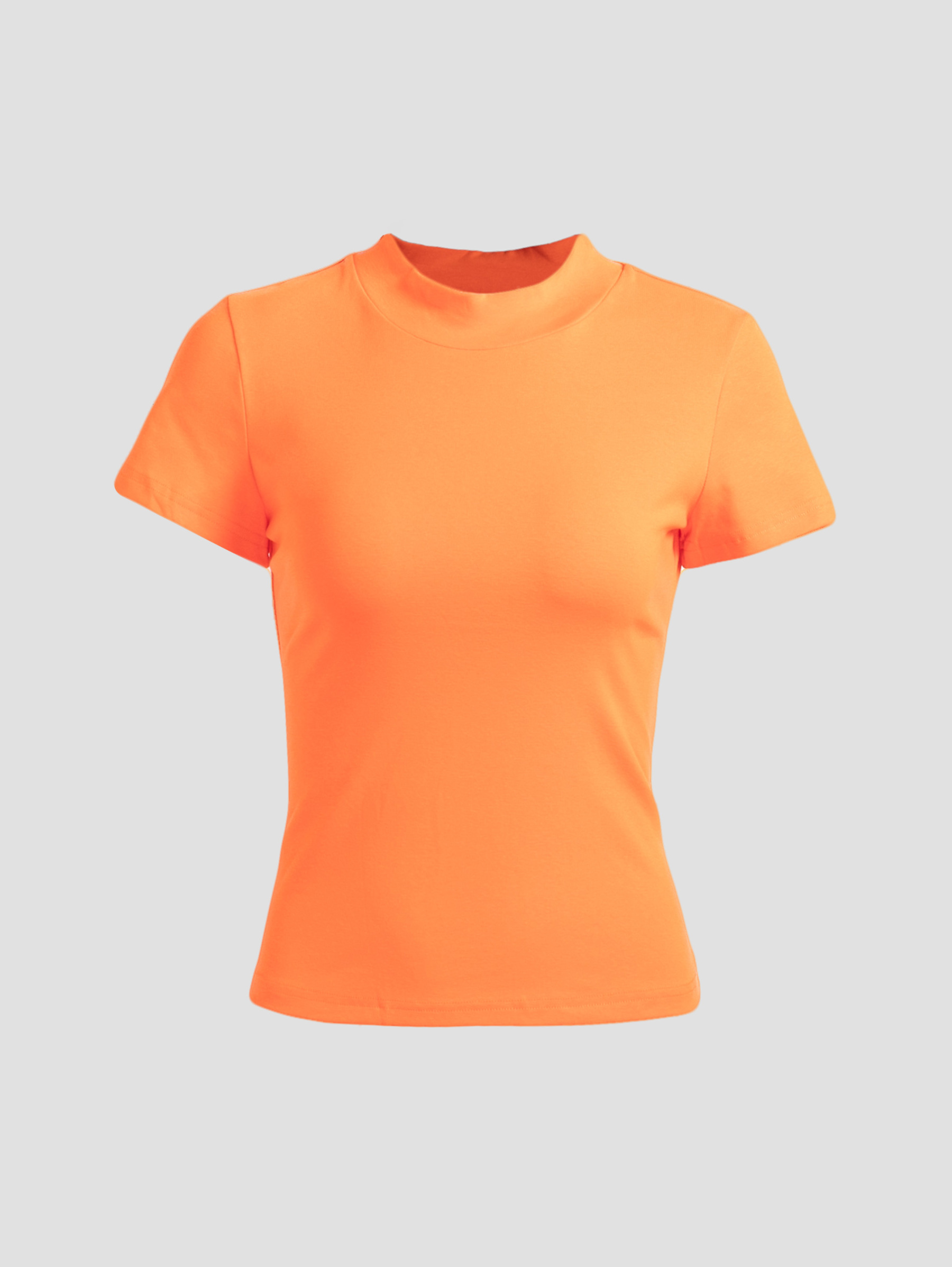 Turtle Neck Plain Top 27750