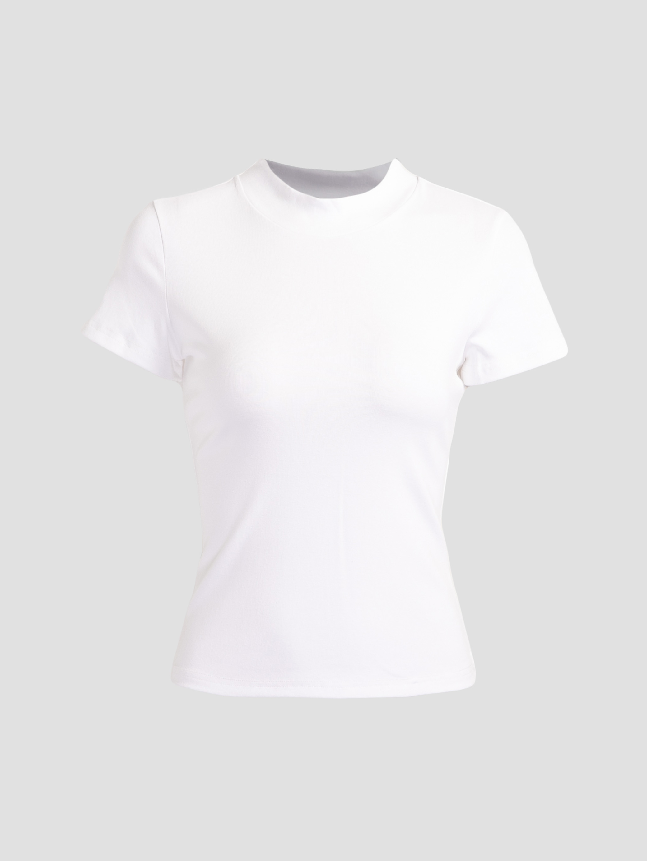 Turtle Neck Plain Top 27750