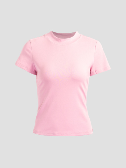 Turtle Neck Plain Top 27750