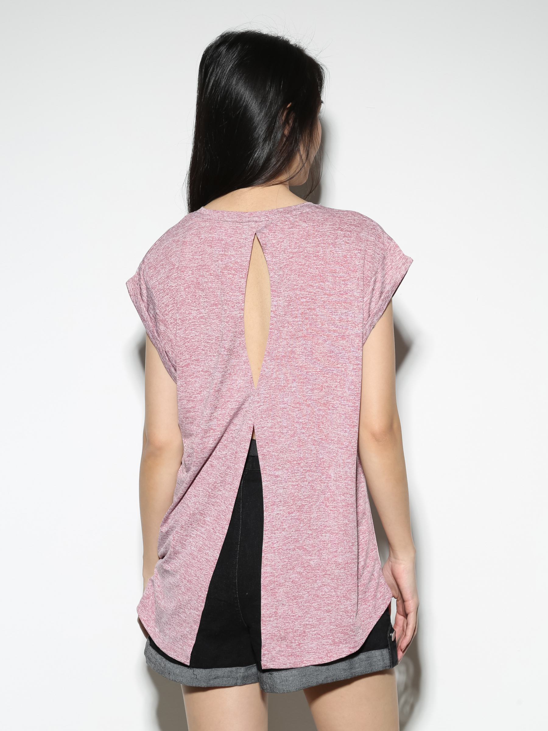 Cap Sleeve Back Hole With Spilt Top 27830