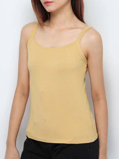 Sleeveless Plain Top 28018