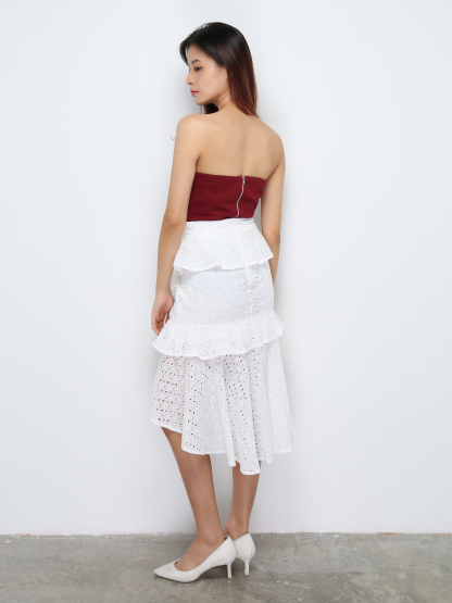 With Fur Tube Top 28026