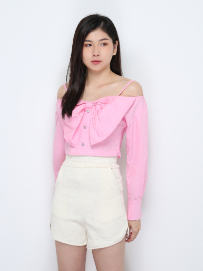 Off Shoulder With Strap Top 28510