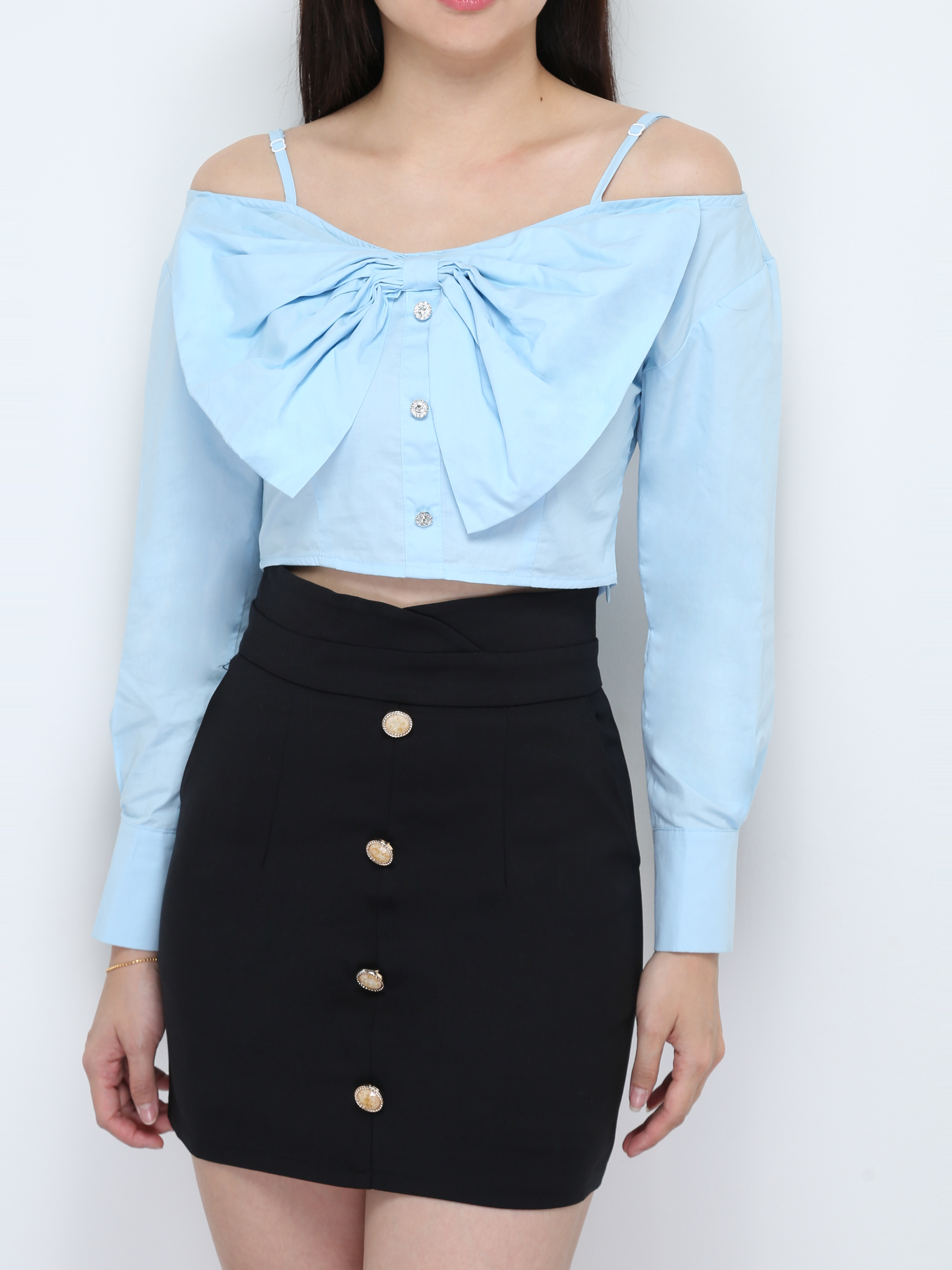 Off Shoulder With Strap Top 28510