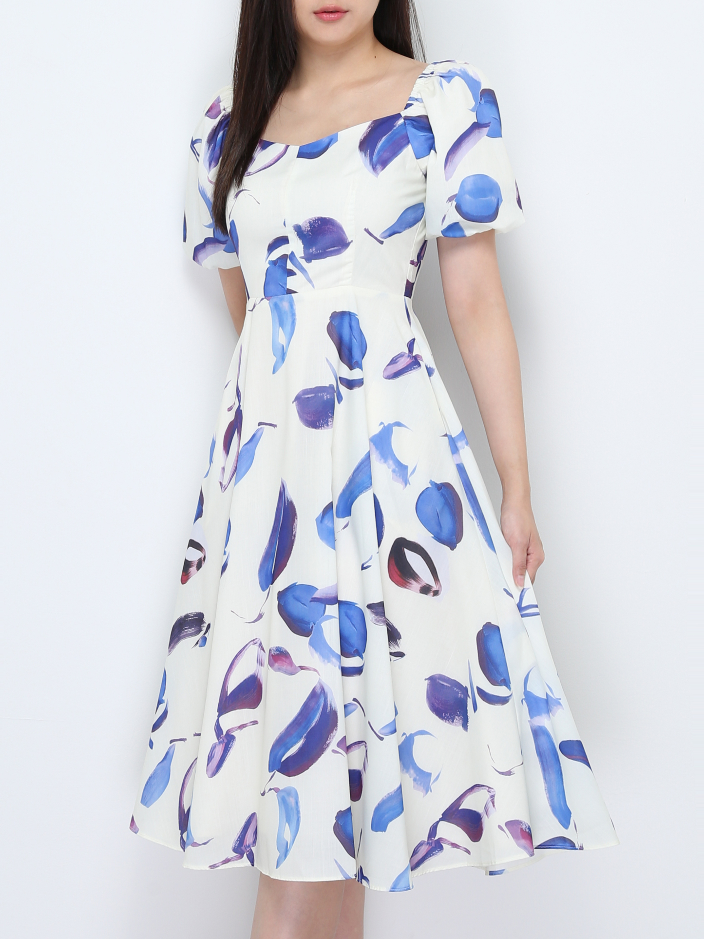 Puff Sleeve Dress 28531