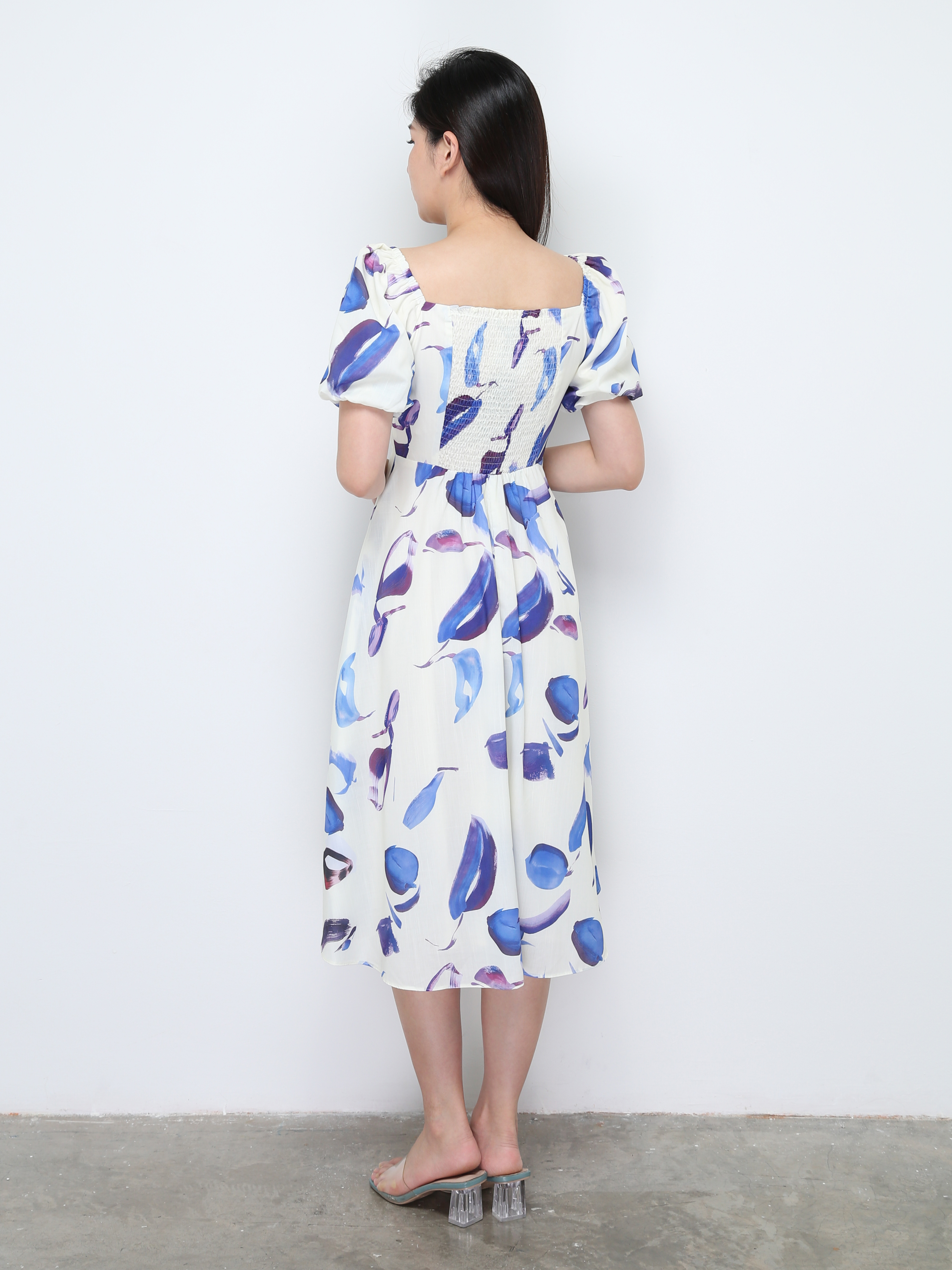 Puff Sleeve Dress 28531