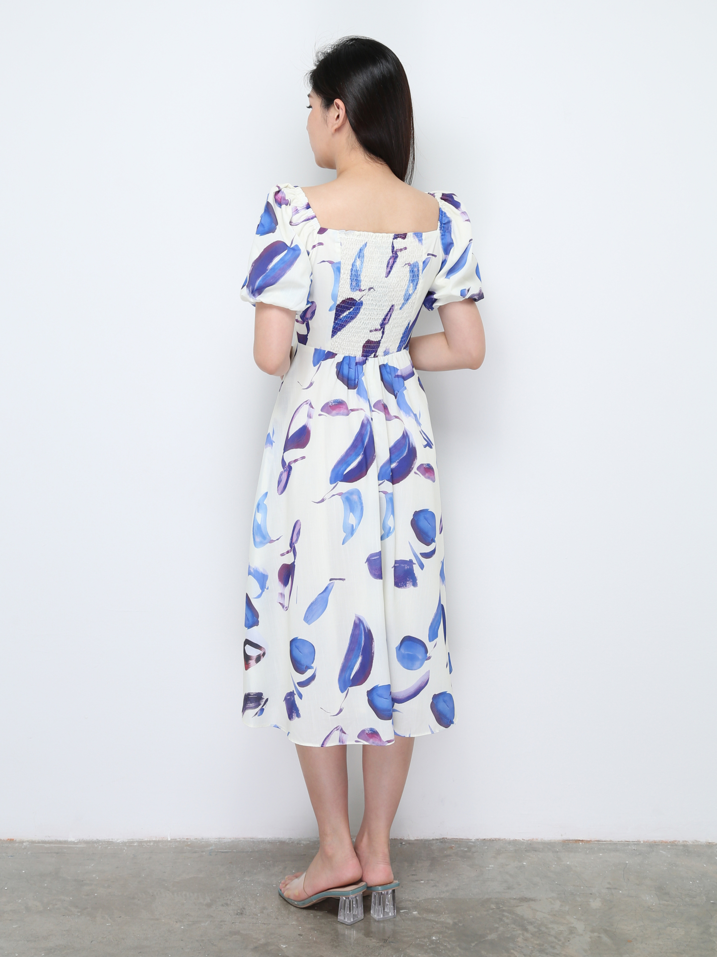 Puff Sleeve Dress 28531