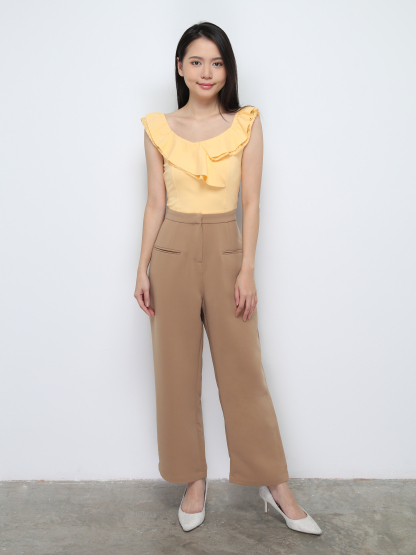 Front Zip Long Pants 28016