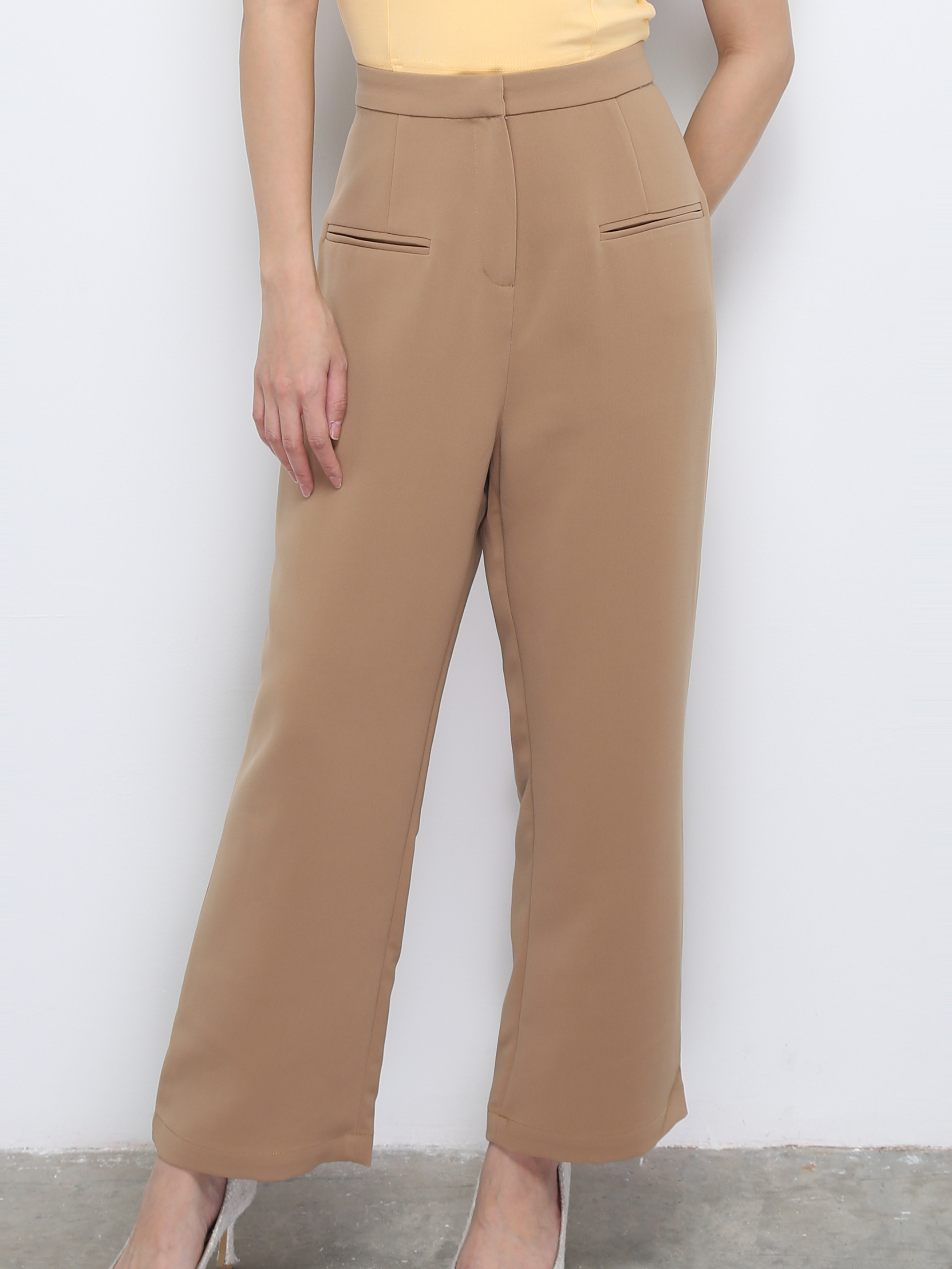 Front Zip Long Pants 28016