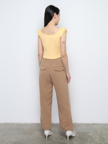 Front Zip Long Pants 28016