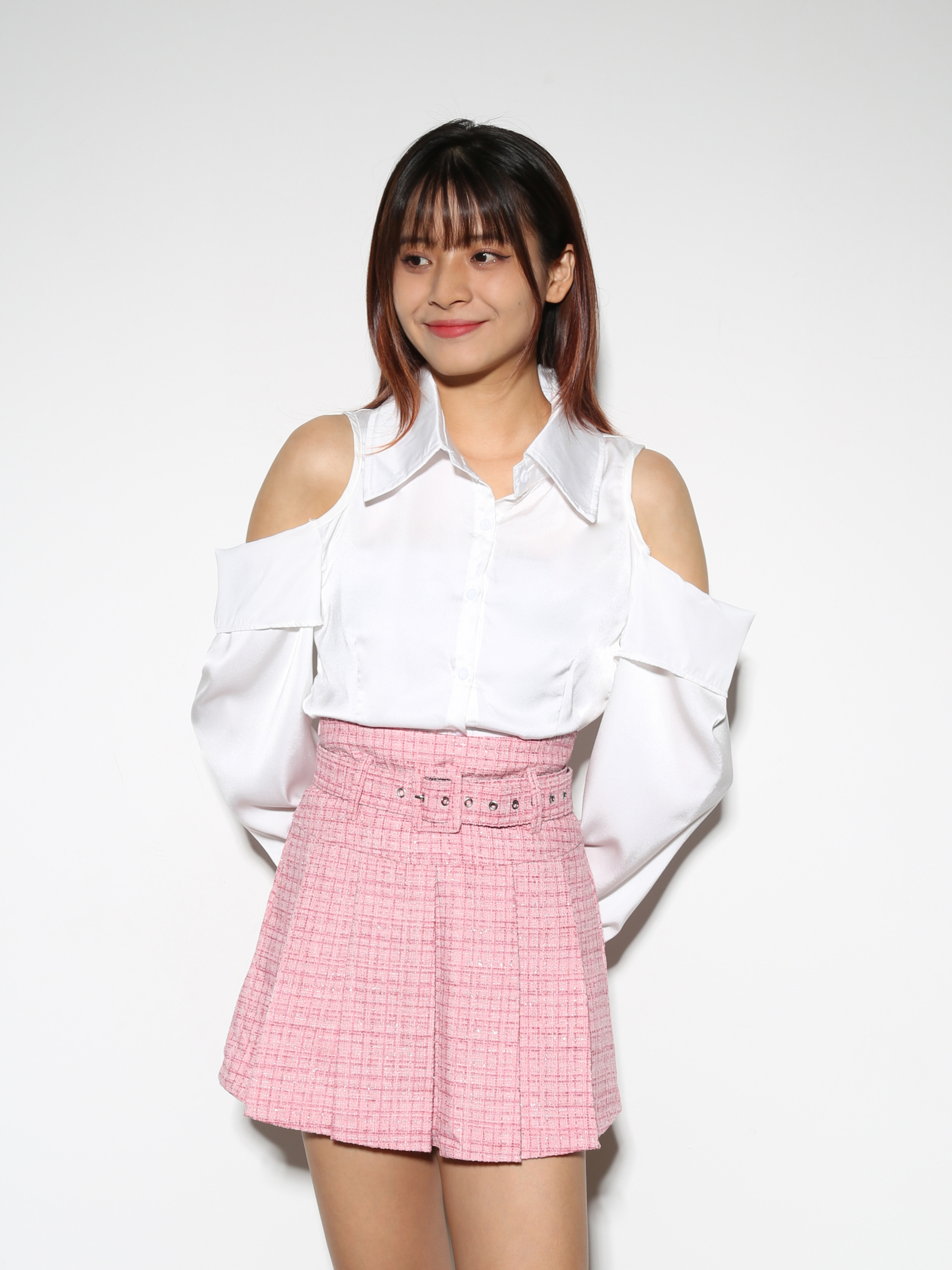 High Waist With Belt Short Pants 28813