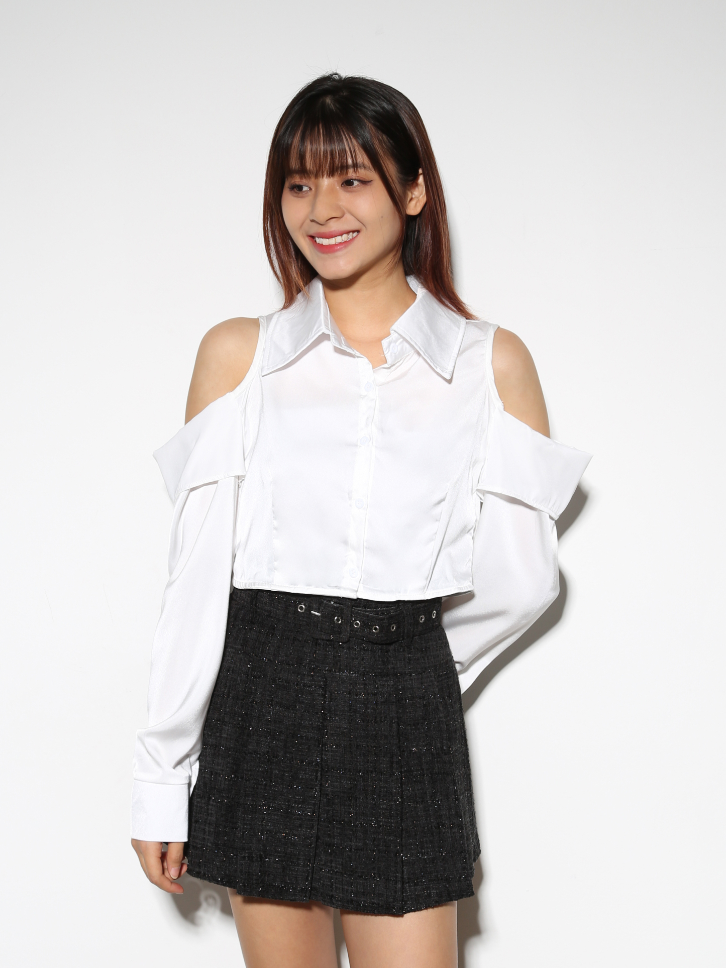 High Waist With Belt Short Pants 28813