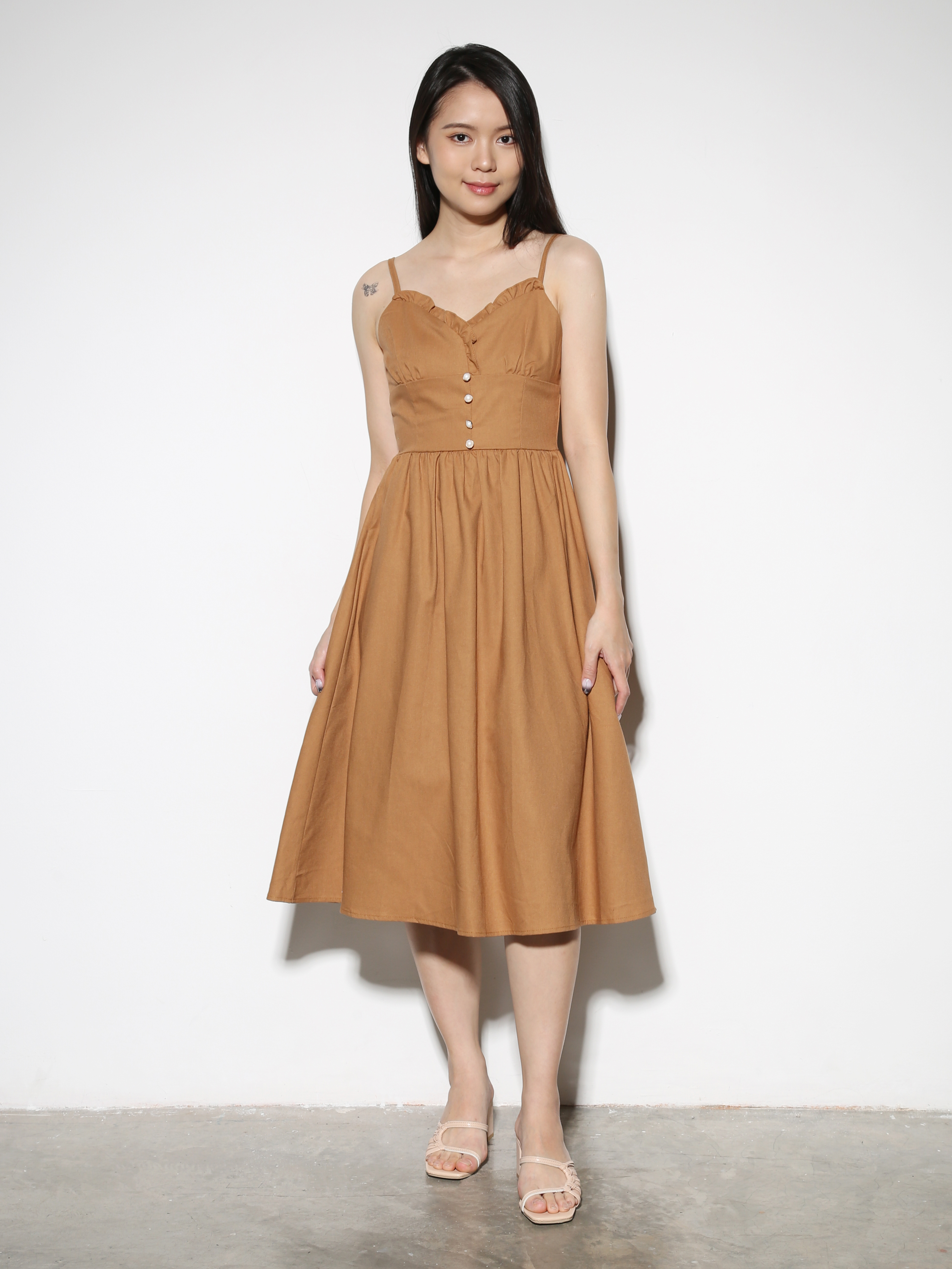 Sleeveless Back Zip Dress 28827