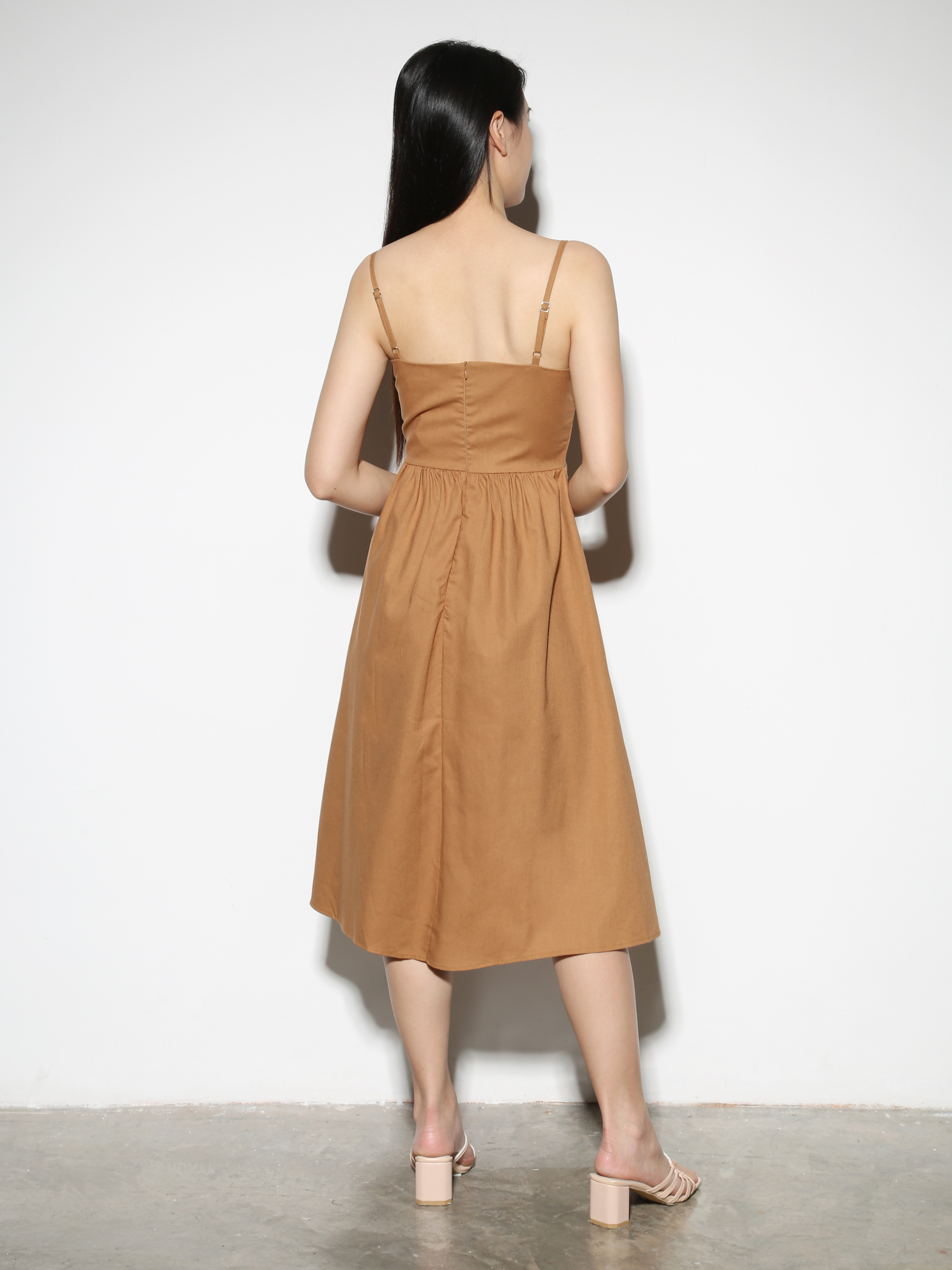 Sleeveless Back Zip Dress 28827