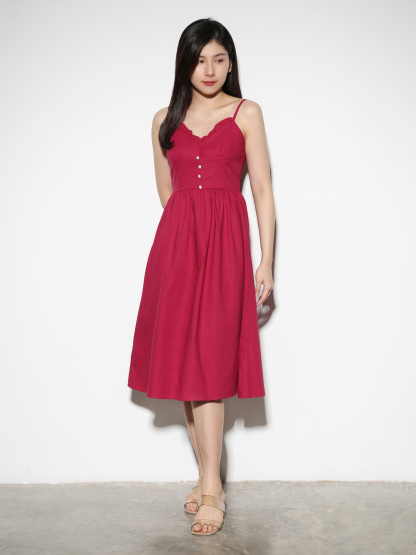 Sleeveless Back Zip Dress 28827