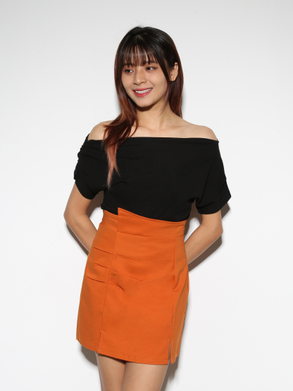 Short Sleeve Pleated Top 28863 (SO)