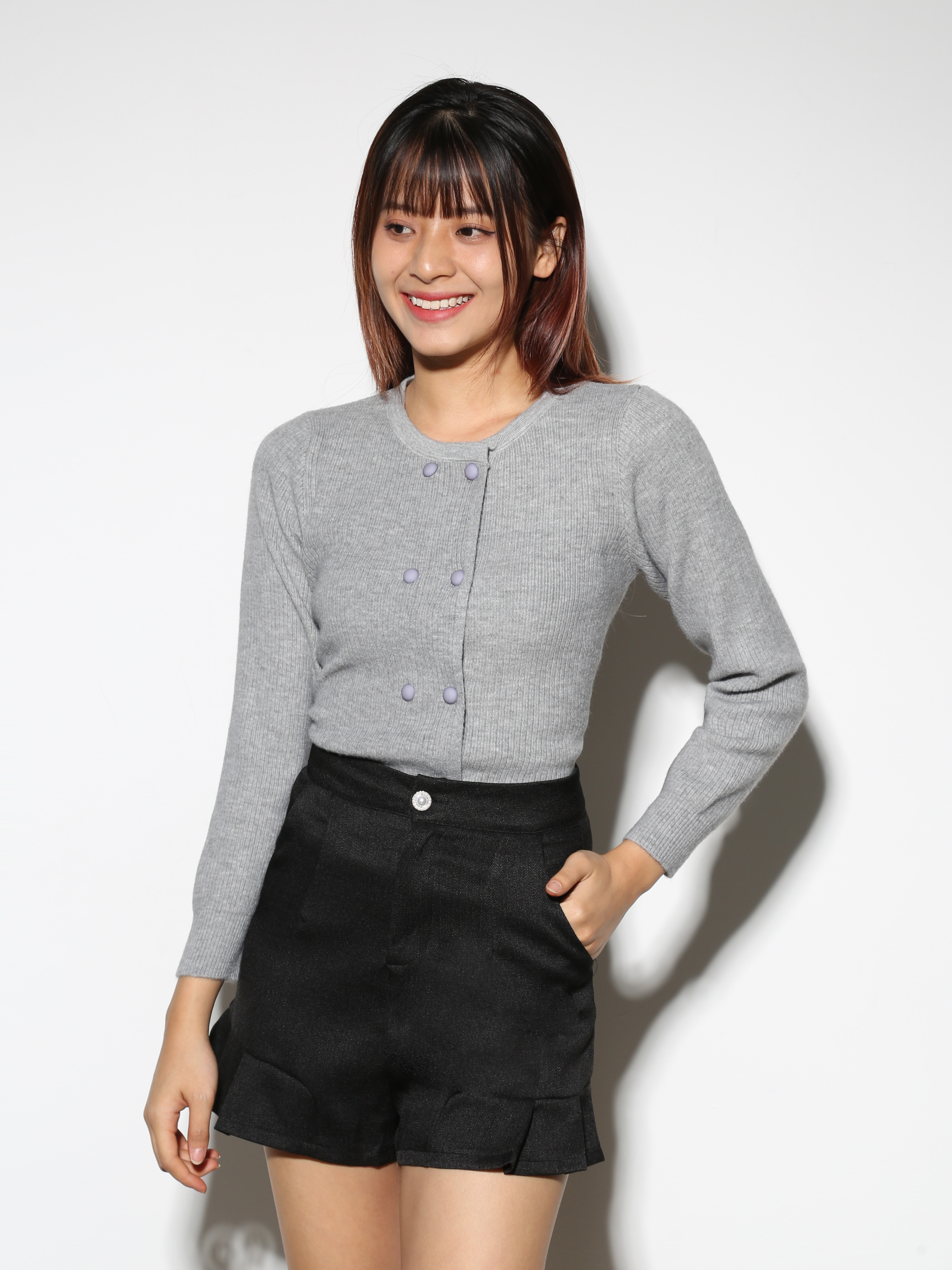 High Waist Ruffles Short Pants 28824