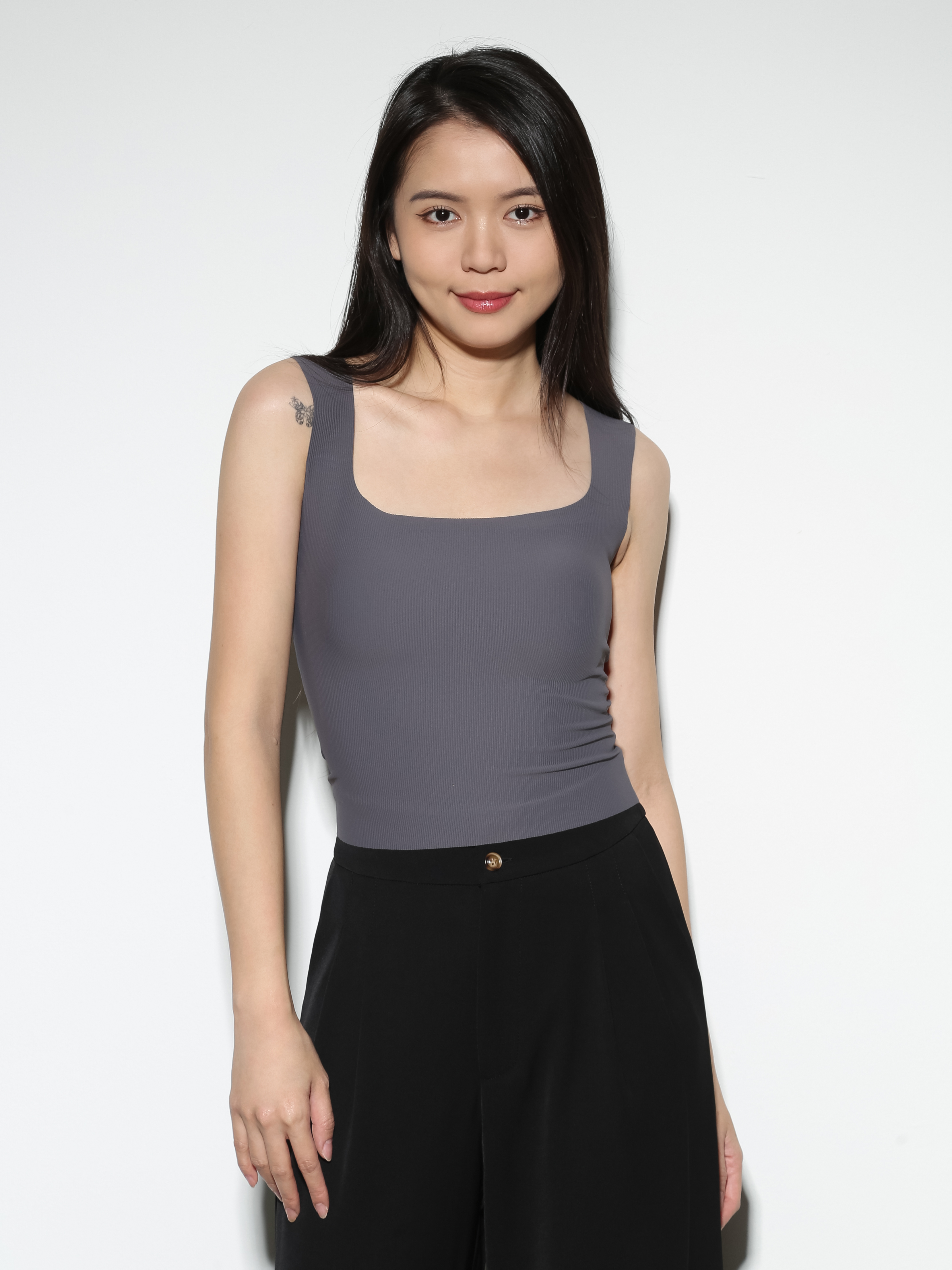 Square Neck Sleeveless Top 28883