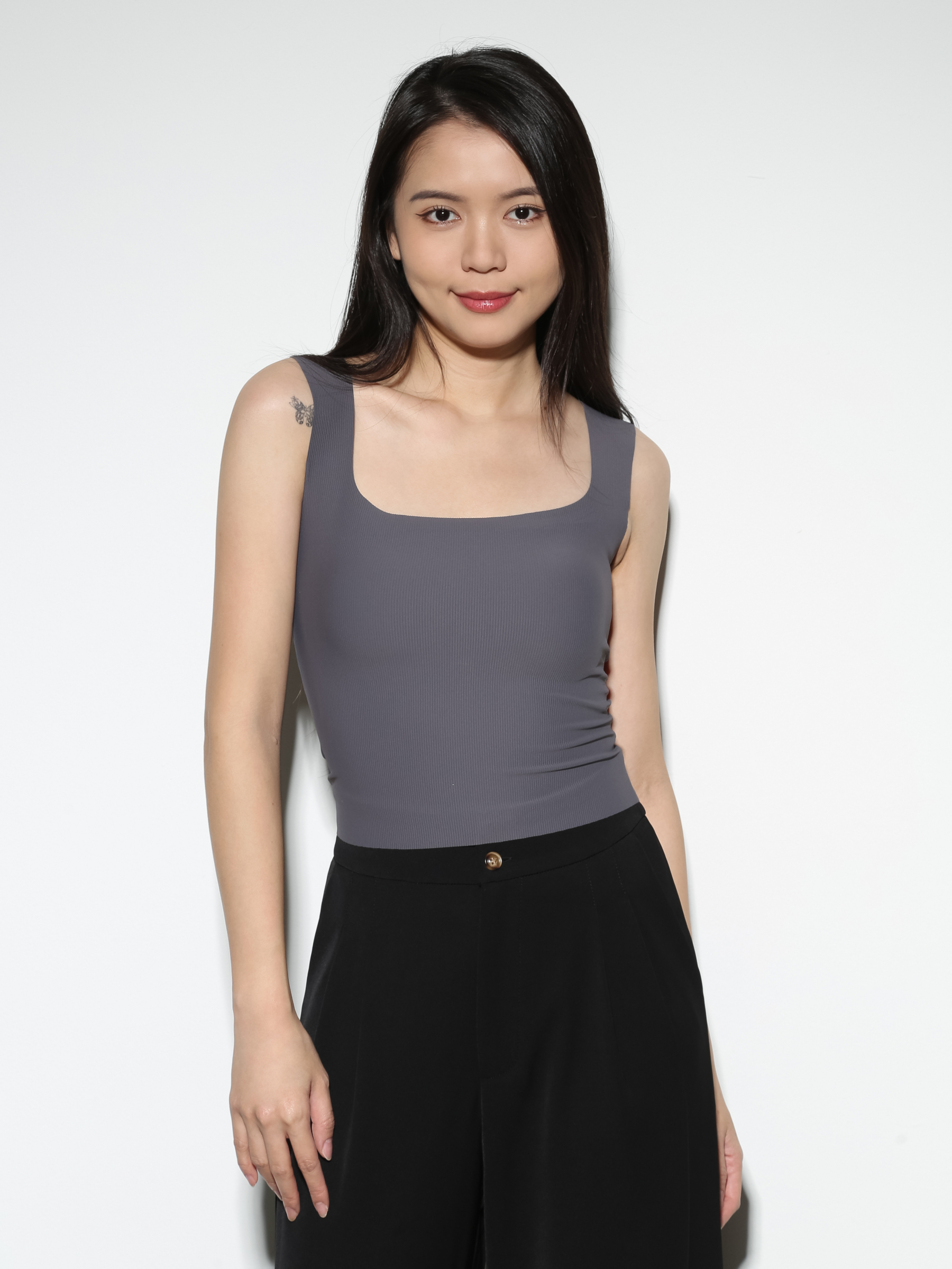 Square Neck Sleeveless Top 28883