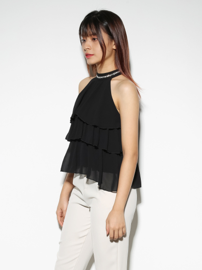 Halter Layered Top 28960 (SO)