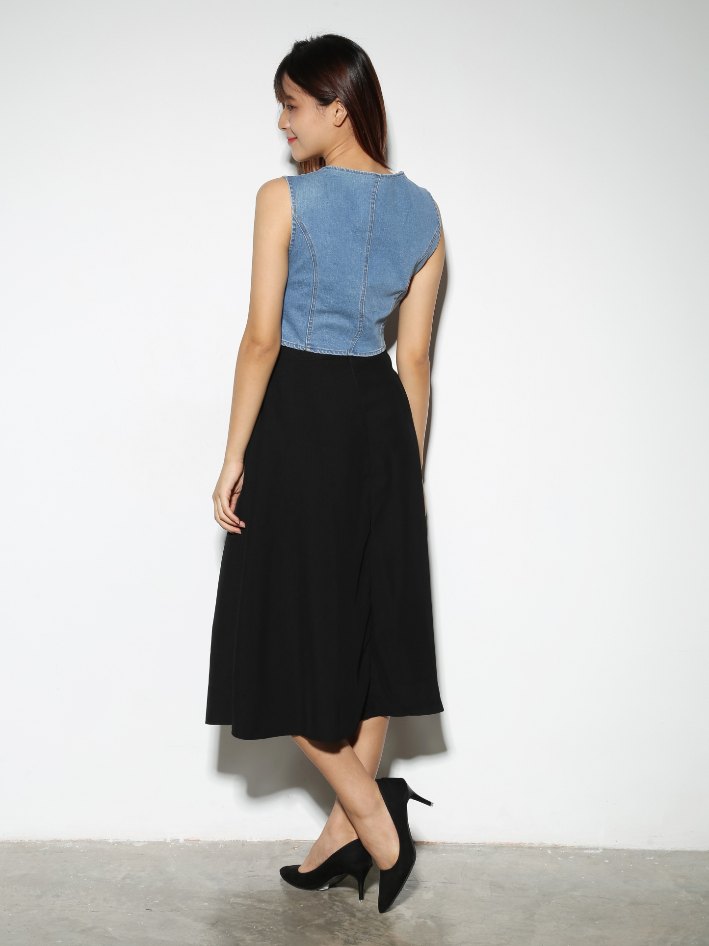 Sleeveless Denim Top 28991 (SO)